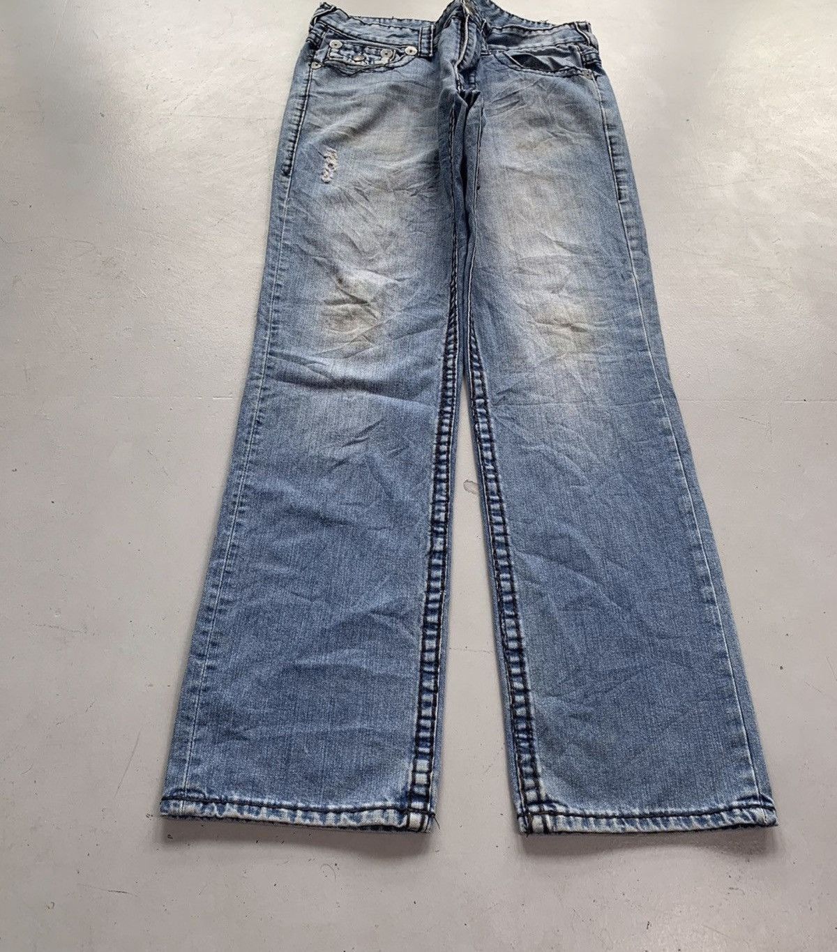 True Religion Vintage true religion baggy boot denim Size US 38 / EU 54 - 2 Thumbnail