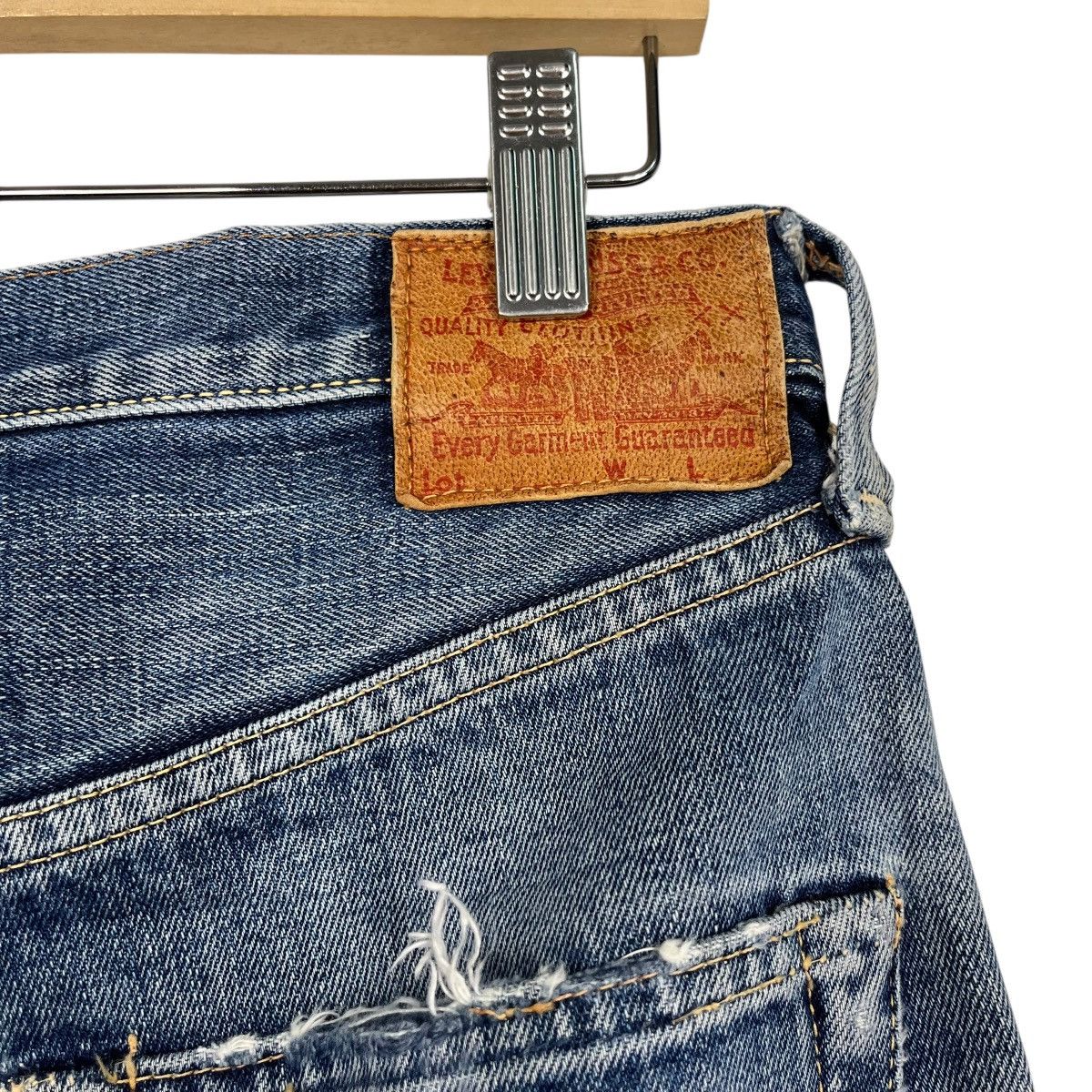 Levi's Vintage Levis Lot 47501 Selvedge Denim Jeans Size US 31 - 11 Thumbnail