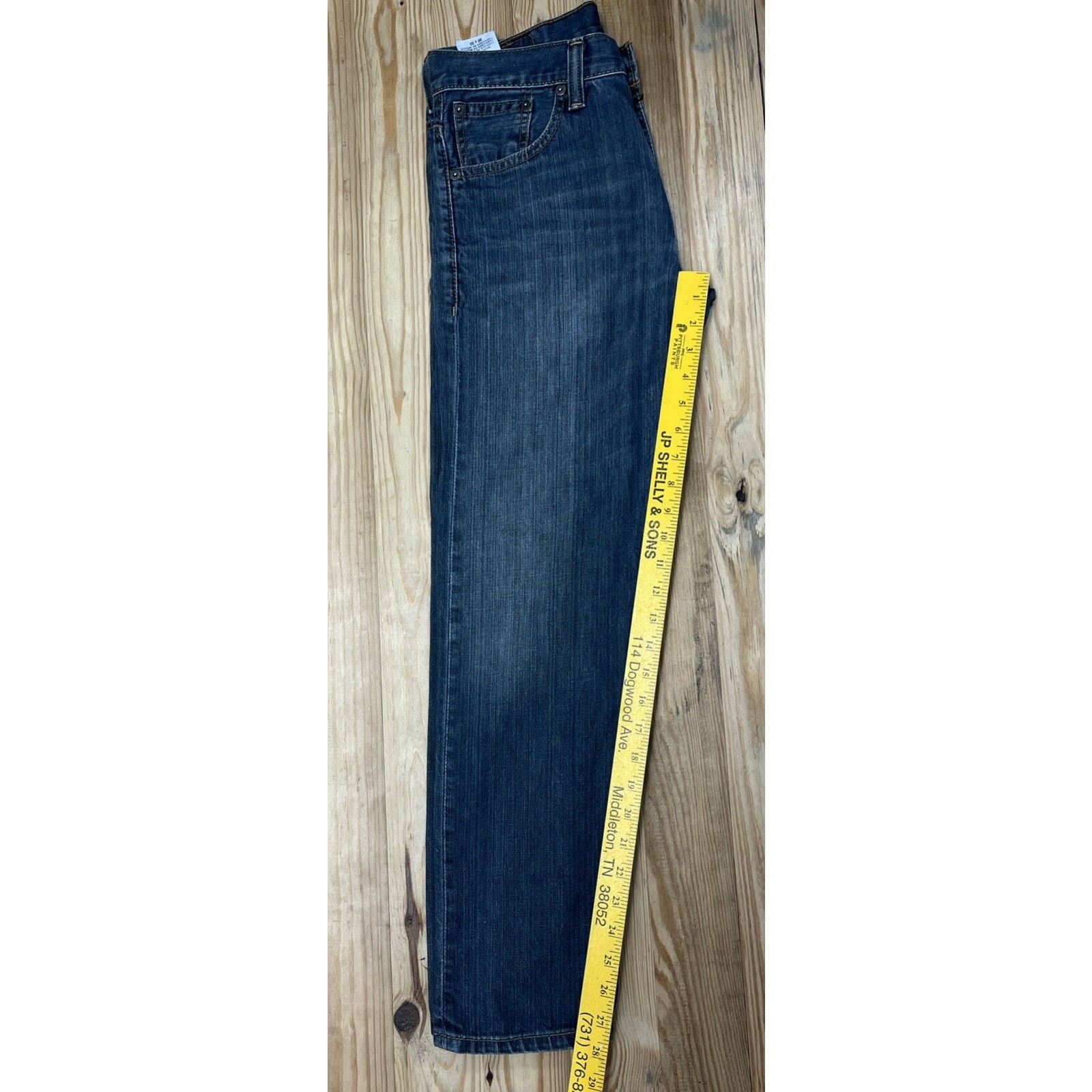 Levi's Vintage Levi's Slim Taper Denim Jeans 30x30 Med-Wash Red Tab Size US 30 / EU 46 - 7 Thumbnail