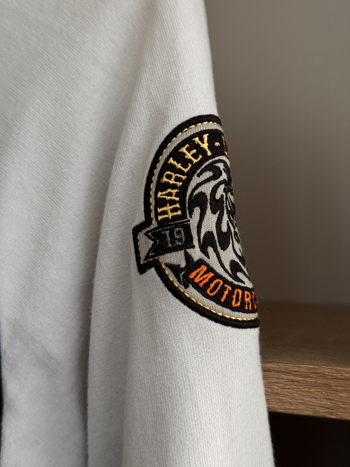Harley Davidson × Vintage Vintage Harley-Davidson Moto Luxury Zip Hoodie Size S / US 4 / IT 40 - 9 Thumbnail