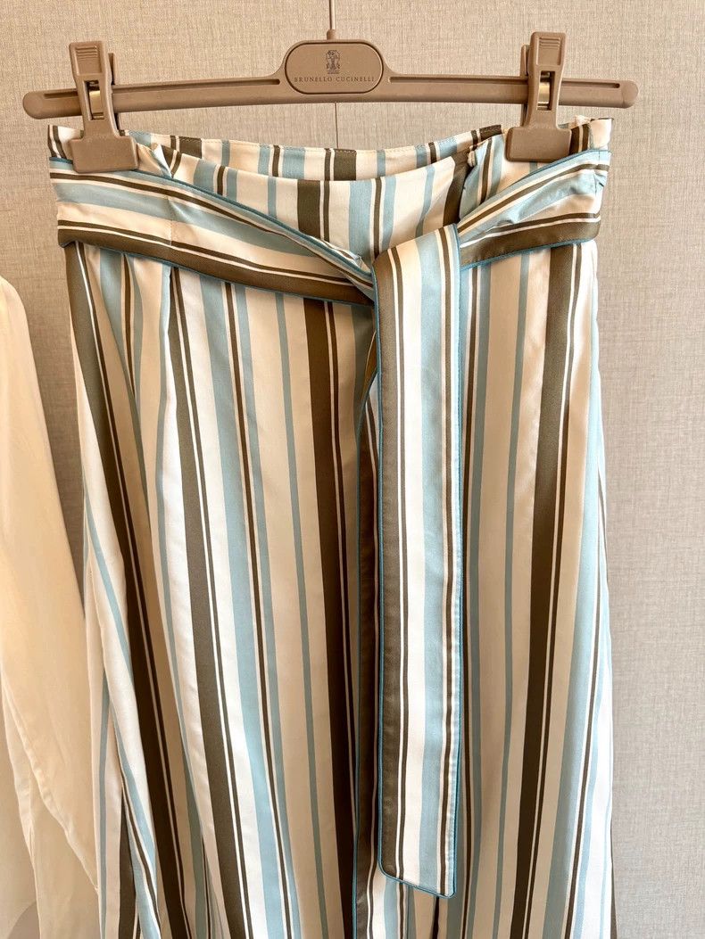 Loro Piana LORO PIANA Silk ribbon half skirt Size 26" / US 2 / IT 38 - 2 Thumbnail