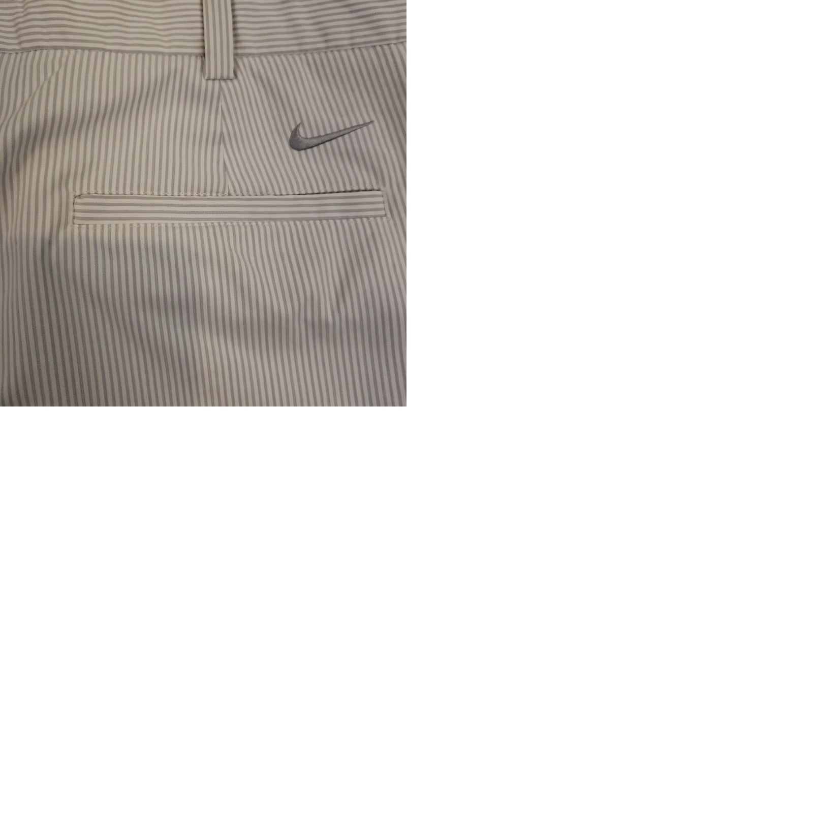 Nike Nike Golf Pants Mens 36x30 Gray Striped Straight Dri Fit Lightweight Stretch Size US 36 / EU 52 - 9 Thumbnail