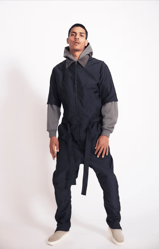 Fear of God Sixth Belted Nylon Jumpsuit Navy Eternal 6th 7th 8th Size US 32 / EU 48 - 11 Thumbnail