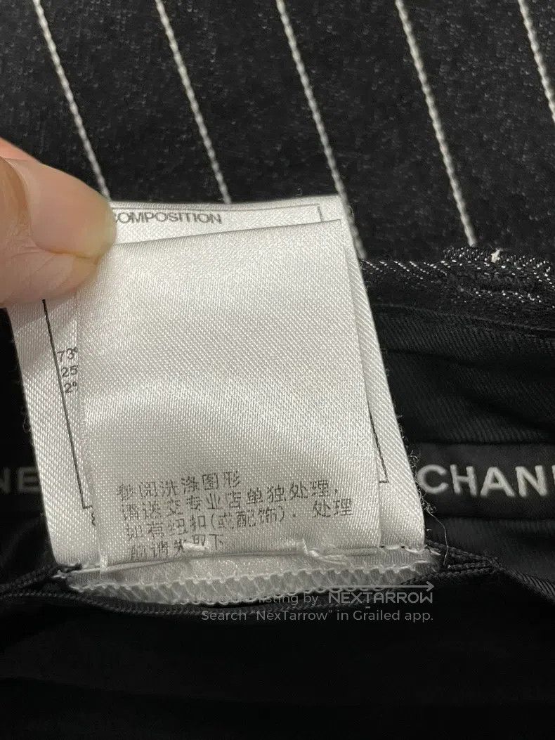 Chanel Chanel Black striped shorts Size 25" / US 0 / IT 36 - 6 Thumbnail
