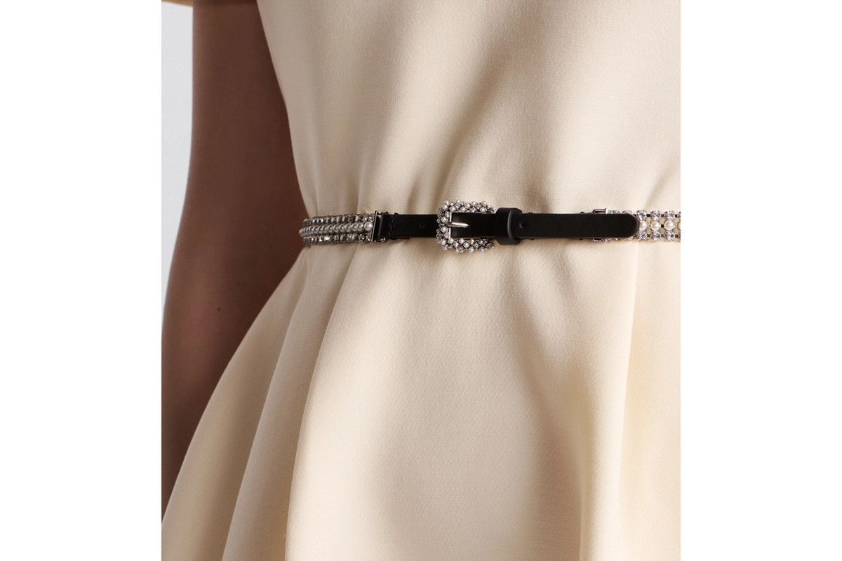 Dior o1bcso1str0126 Size:OS/Sparkle Belt in Black/Silver Size ONE SIZE - 6 Thumbnail