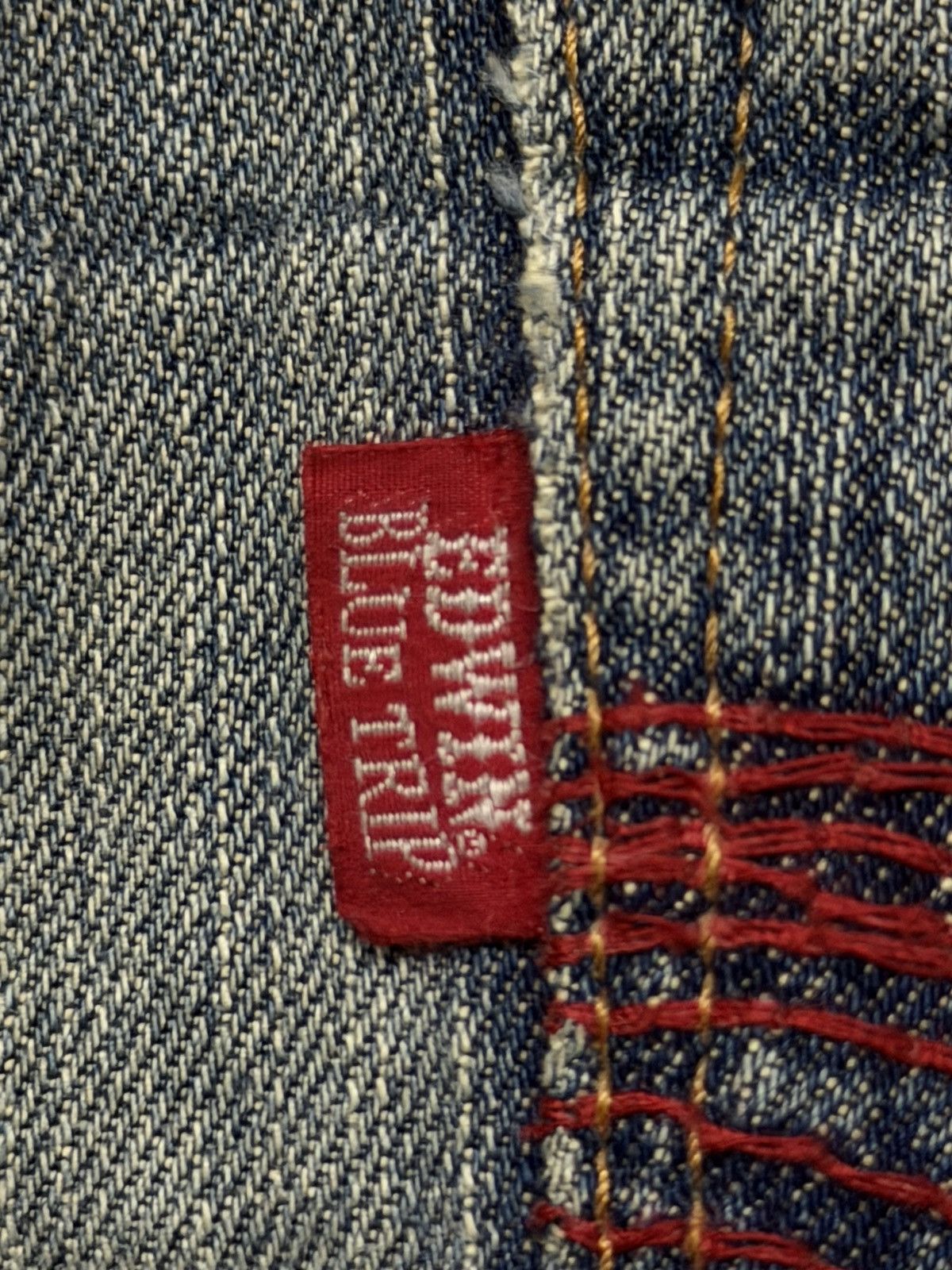 Edwin Vintage Edwin Blue Trip Japan Denim Jeans | Vintage Fade W35 Size US 35 - 13 Thumbnail