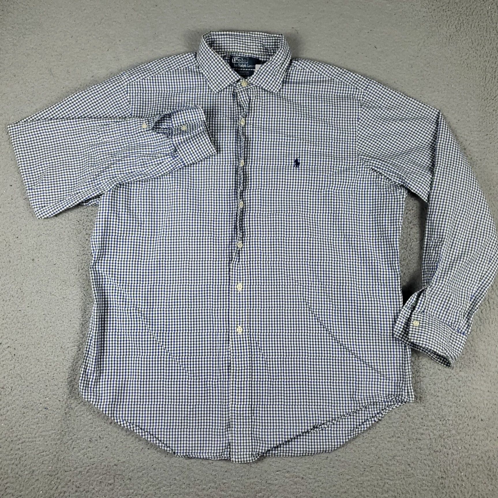 Ralph Lauren Ralph Lauren Shirt Mens XL Blue Green Check Pony Casual Button Up Long Sleeve Size US XL / EU 56 / 4 - 3 Thumbnail