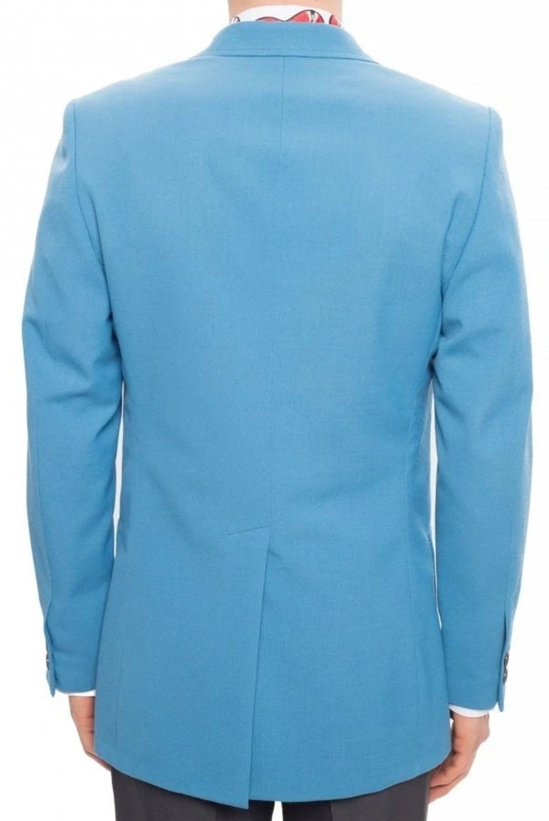 Gucci Blue Wool-Blend Canvas Blue Blazer 46 NWT Size 46R - 6 Thumbnail