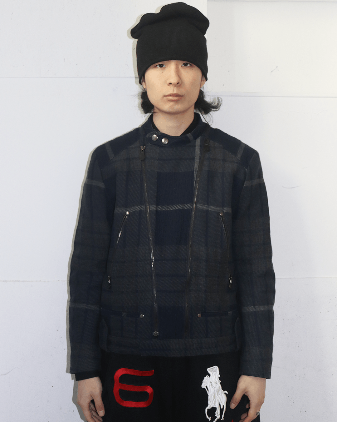 Alexander McQueen Alexander McQueen Wool Check Rider Jacket Size US M / EU 48-50 / 2 - 2 Thumbnail