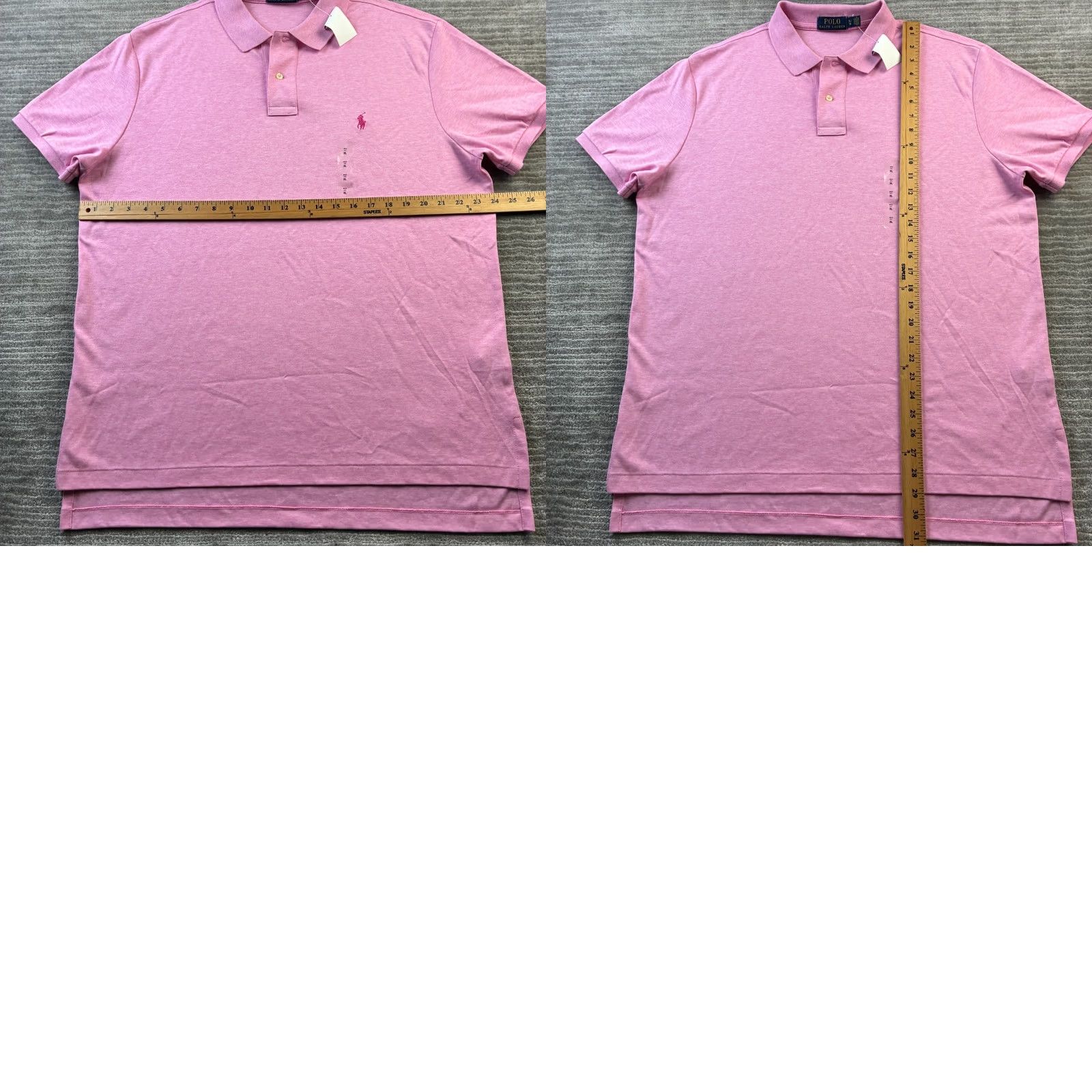 Polo Ralph Lauren Polo Ralph Lauren Shirt XL Pink Polo Bear Logo Short Sleeve Cotton Classic Men’s Size US XL / EU 56 / 4 - 8 Thumbnail