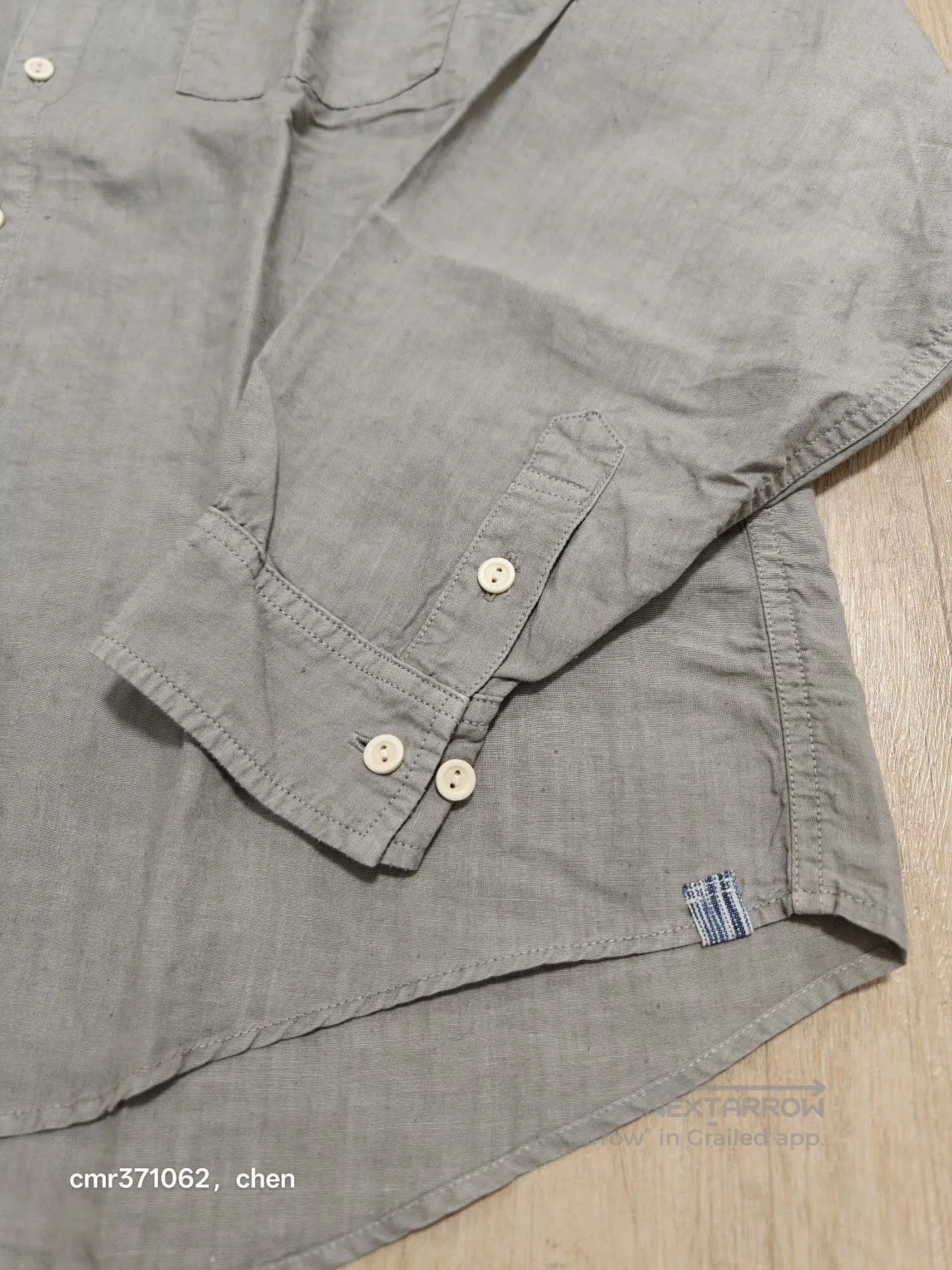 Visvim VISVIM 23SS PALMER SHIRT L/S DMGD LINEN. Size US M / EU 48-50 / 2 - 4 Thumbnail