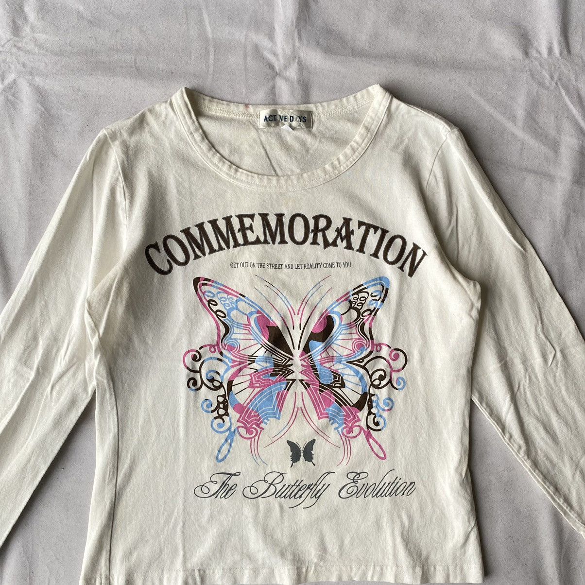 20471120 × If Six Was Nine × Japanese Brand Commemoration Butterfly Evolution Y2K Dreamy Fairycore Tees Size M / US 6-8 / IT 42-44 - 5 Thumbnail