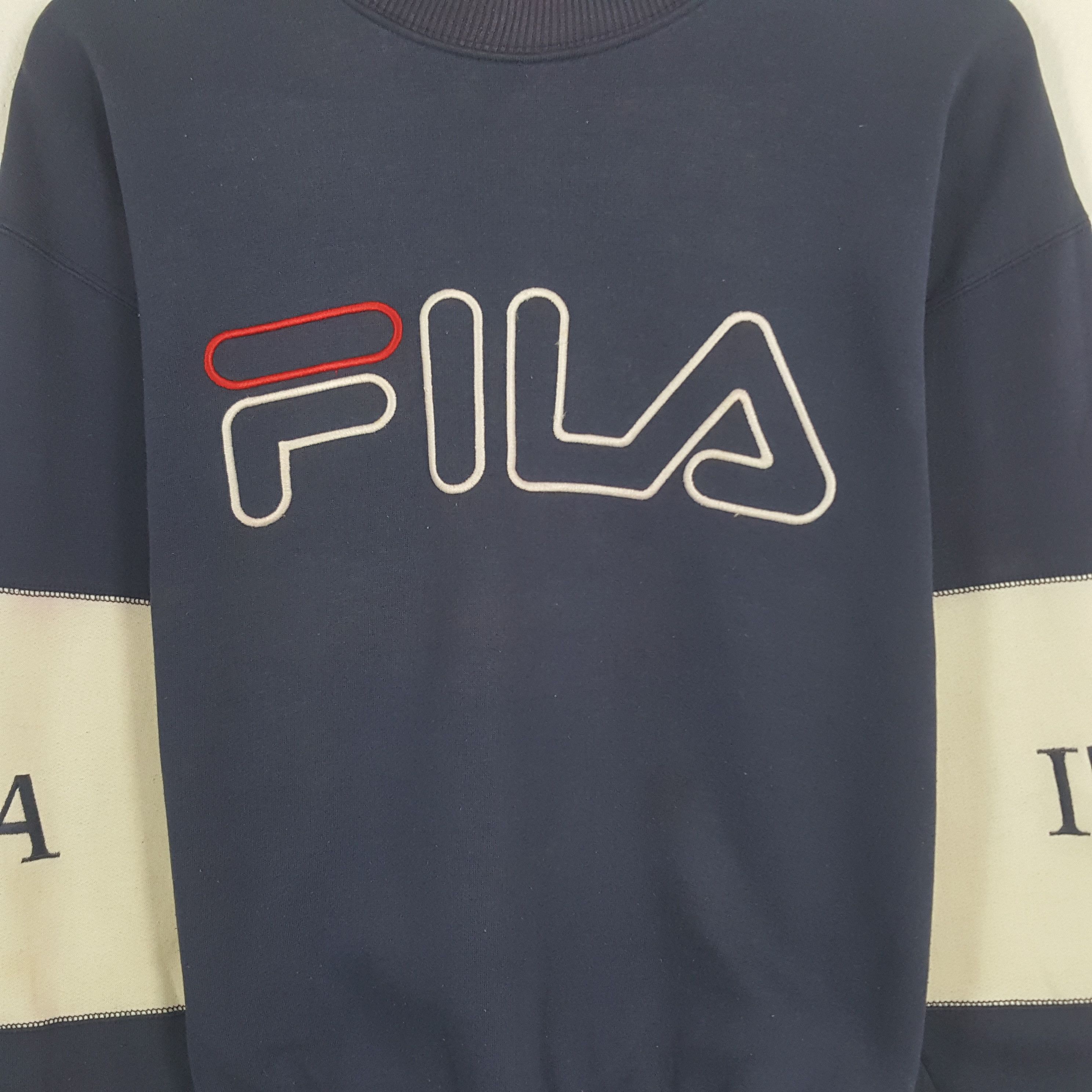 Fila × Vintage Vintage Fila Biella Italia Sweatshirt Size US L / EU 52-54 / 3 - 2 Thumbnail