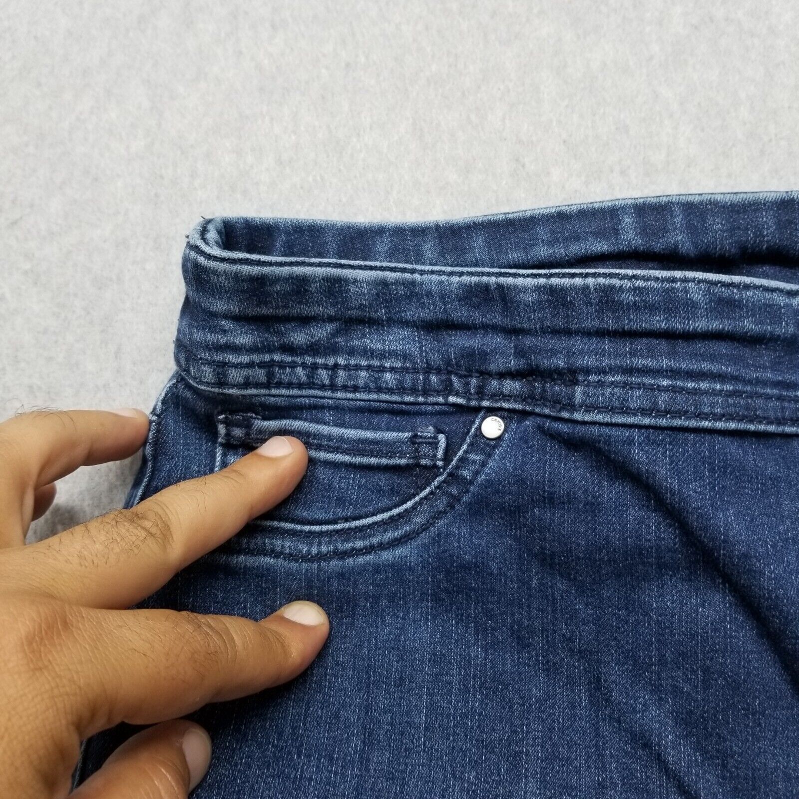 Chicos Chicos Jeans Womens 00 Blue 28x27 Stretch Ankle Size 24" / US 00 / IT 34 - 3 Thumbnail