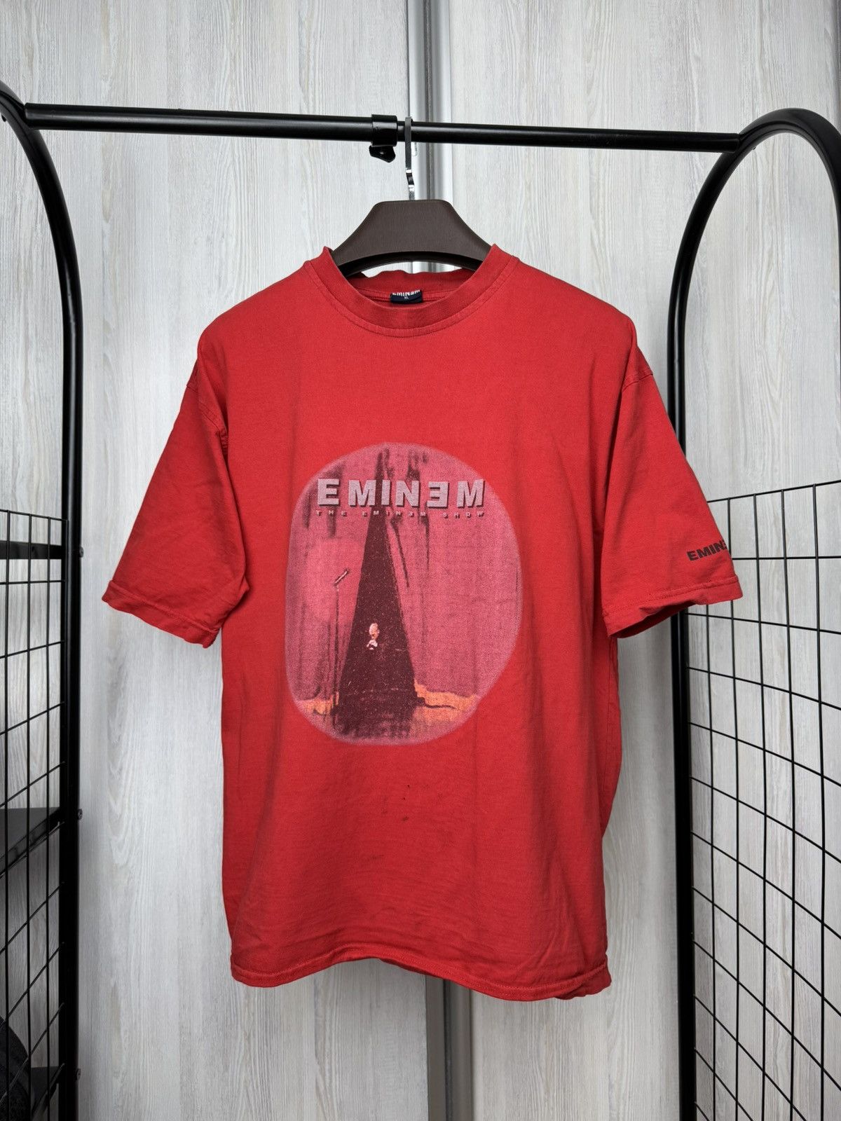 Band Tees Vintage 2003 EMINEM BAND TOUR GUNIT ABSTRACT ANGRY BONES Y2K Size US XL / EU 56 / 4 - 2 Thumbnail