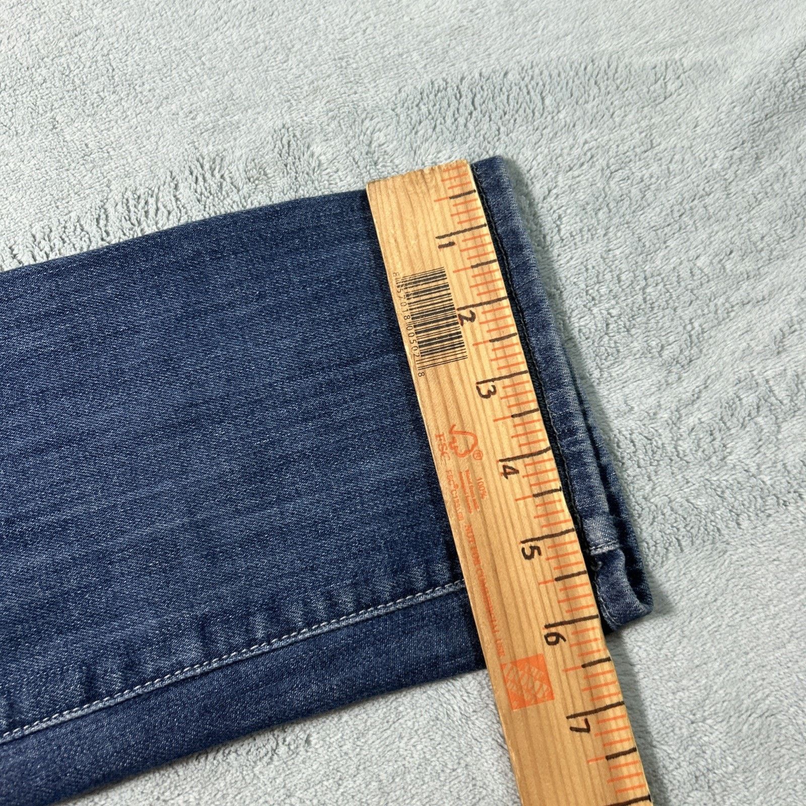 7 For All Mankind 7 For All Mankind Straight Jeans 35x33 Rhinestone Skinny Size 35" - 20 Thumbnail