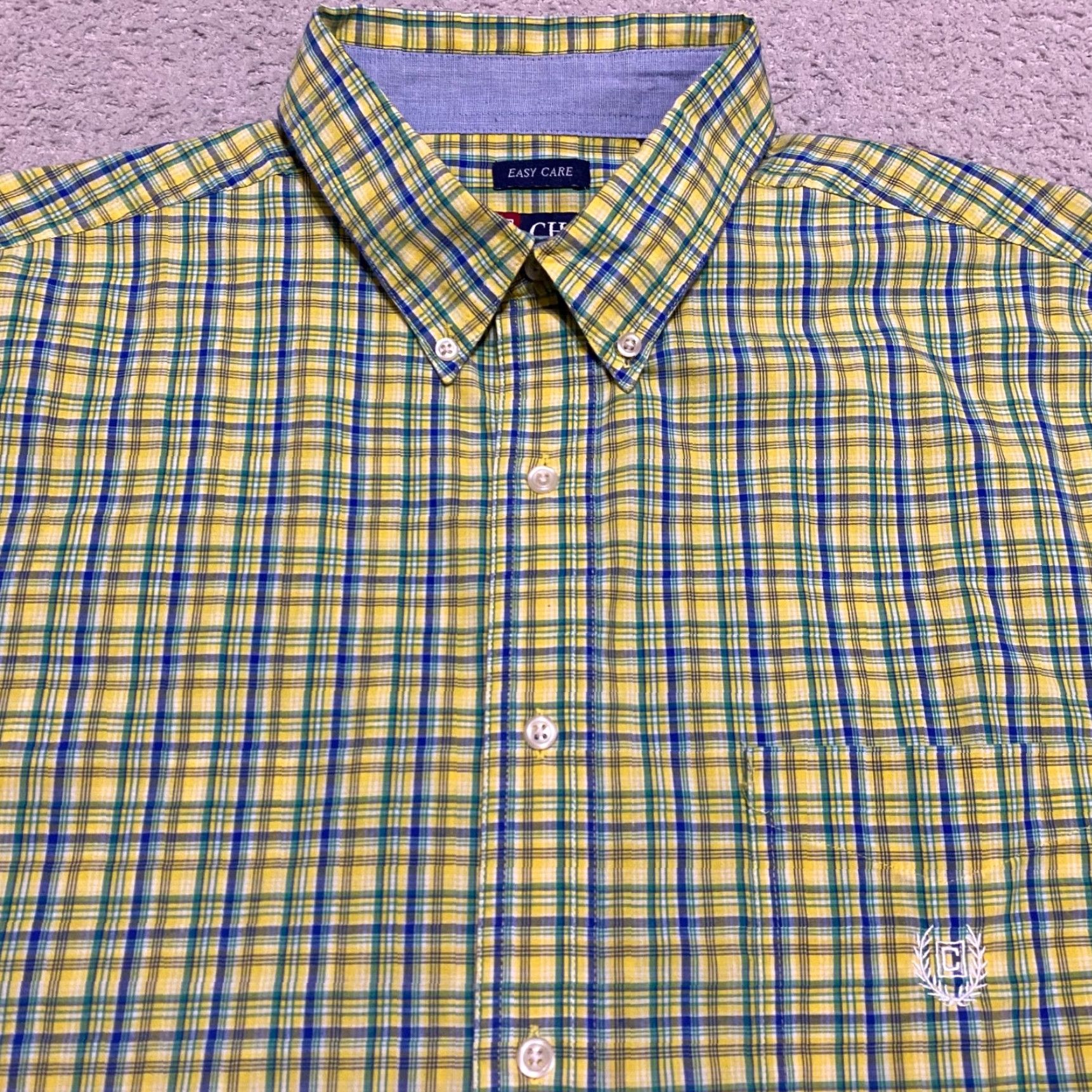 Chaps Ralph Lauren Chaps Mens XL Shirt Multicolor Plaid Check Long Sleeve Button-Down Size US XXL / EU 58 / 5 - 6 Thumbnail