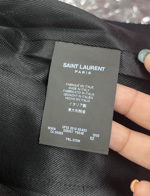 Saint Laurent Paris × Yves Saint Laurent Saint Laurent Paris 2013 leather patchwork jacket Size US L / EU 52-54 / 3 - 8 Thumbnail