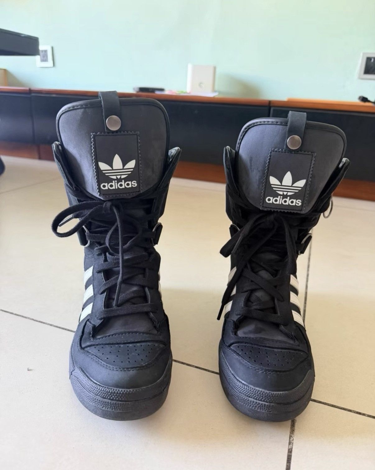 Adidas Adidas Jeremy Scott JS Tall Boy Boxing Shoes K37 Size US 7 / IT 37 - 1 Thumbnail