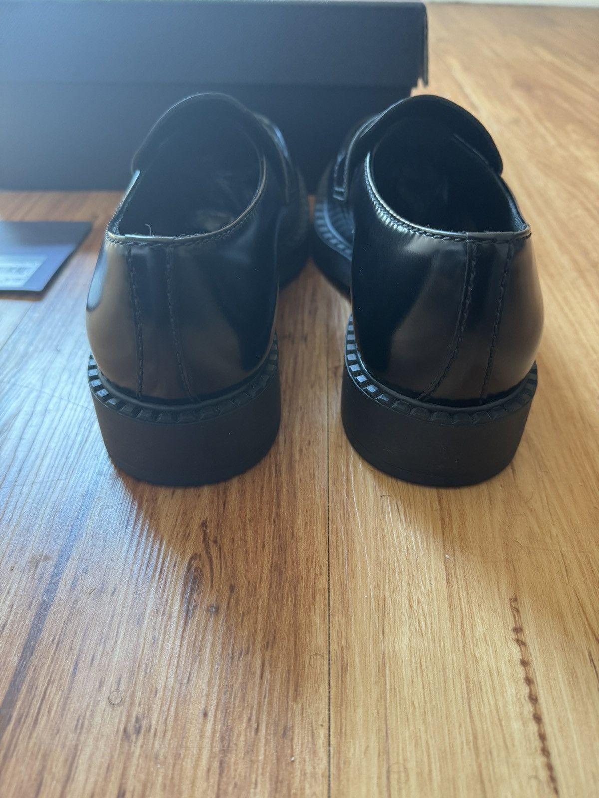 Prada triangle loafer Formal Shoes