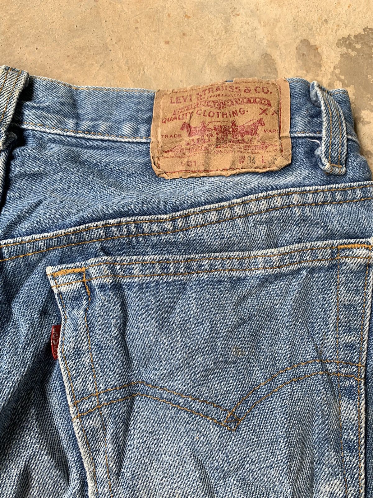 Levi's × Vintage Levis lot 534 Distressed Denim Size US 31 - 4 Thumbnail