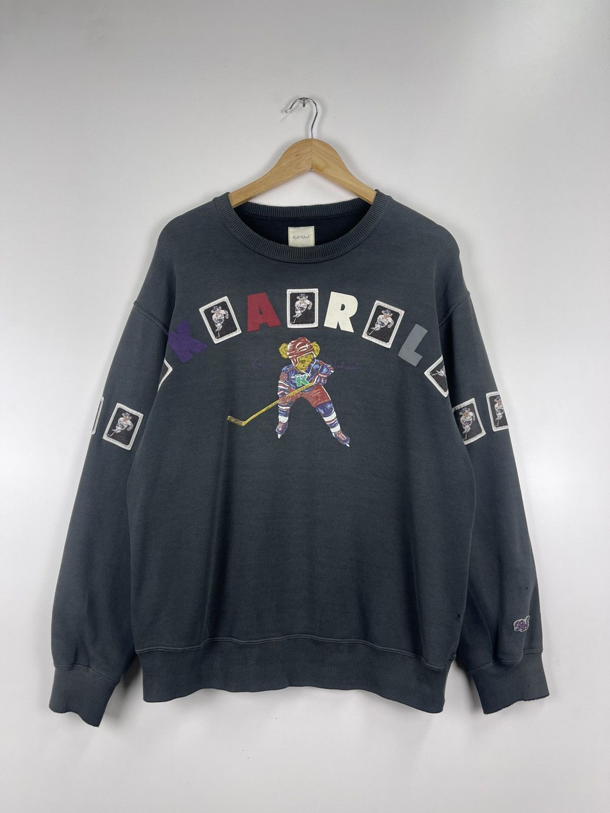 Karl Helmut × Vintage Vintage Karl Helmut Sweatshirt Size US M / EU 48-50 / 2 - 2 Thumbnail