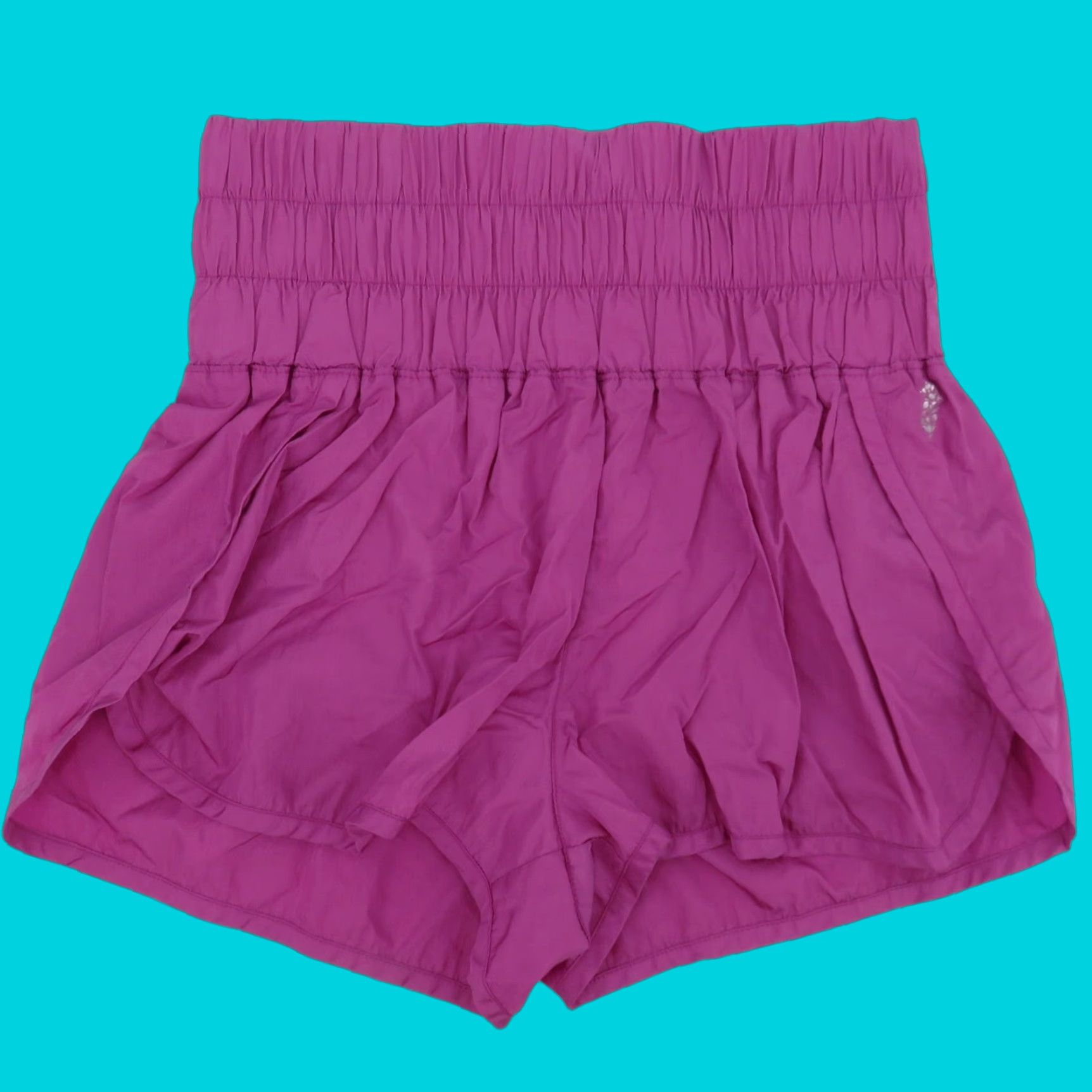 Free People VINTAGE Free People Movement Women M The Way Home Pink Lined Shorts Size 32" / US 10 / IT 46 - 1 Thumbnail