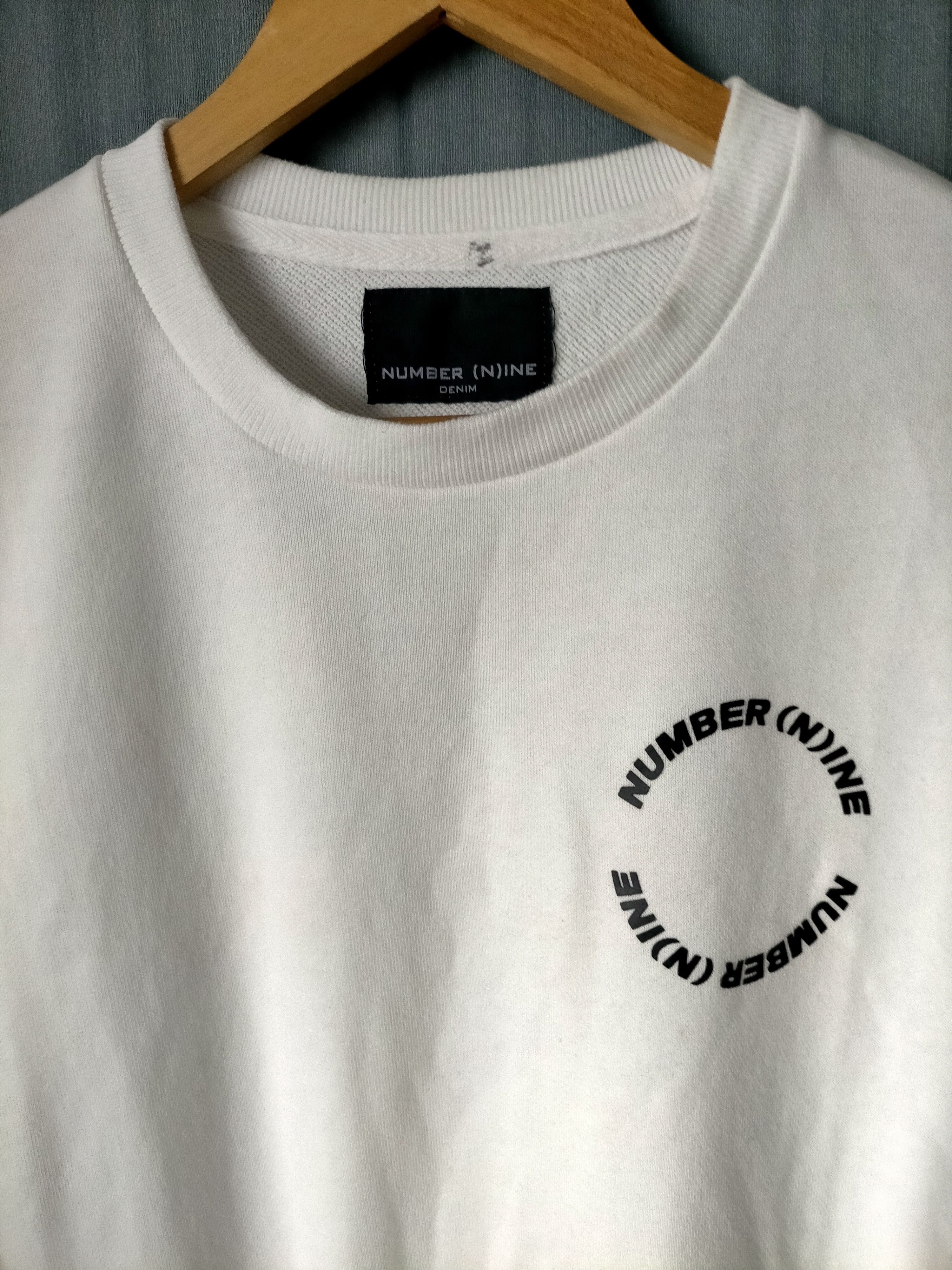 Number (N)ine Number(N)ine Crewneck Sweatshirt Spell Out Logo tee Size US M / EU 48-50 / 2 - 4 Thumbnail