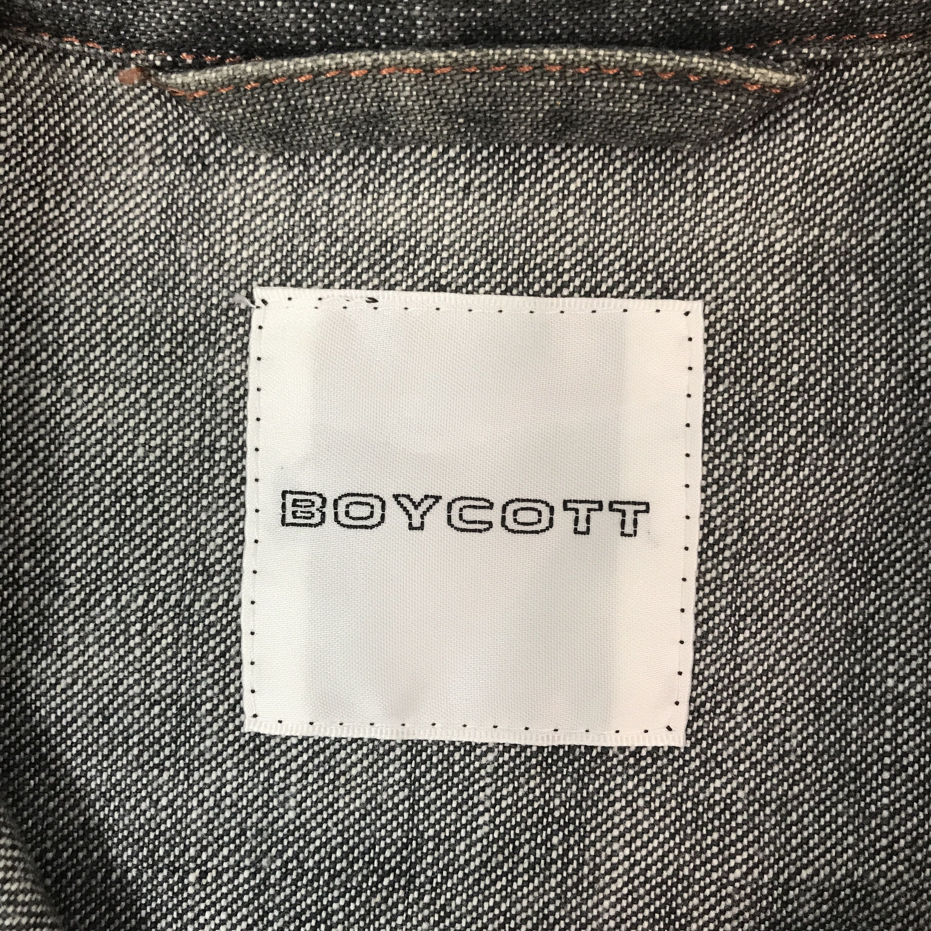 Boycott Vintage Boycott Denim zip Jacket japan K66B19 Size US M / EU 48-50 / 2 - 5 Thumbnail