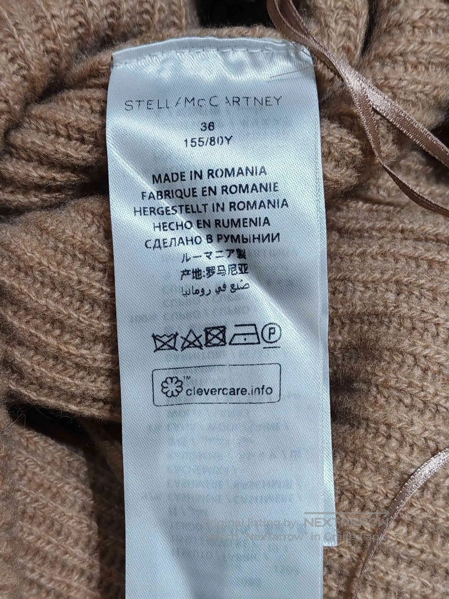 Stella McCartney Stella McCartney Off-Shoulder Bow Knit Sweater. Size XS / US 0-2 / IT 36-38 - 5 Thumbnail