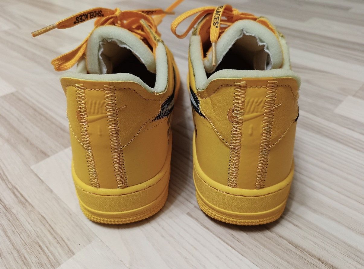Nike × Off-White Nike Air Force 1 Low ICA Off-White University Gold/Lemonade Size US 13 / EU 46 - 10 Thumbnail