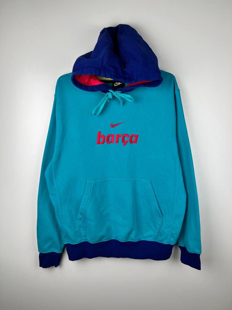 Vintage Barcelona Nike soccer hoodie size S Size US S / EU 44-46 / 1 - 1 Thumbnail