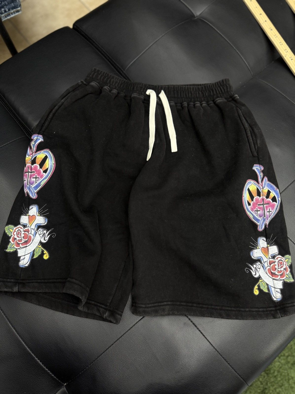 Other We Are Righteous Black Cotton Shorts Size Medium (NEW) Size US 30 / EU 46 - 1 Thumbnail