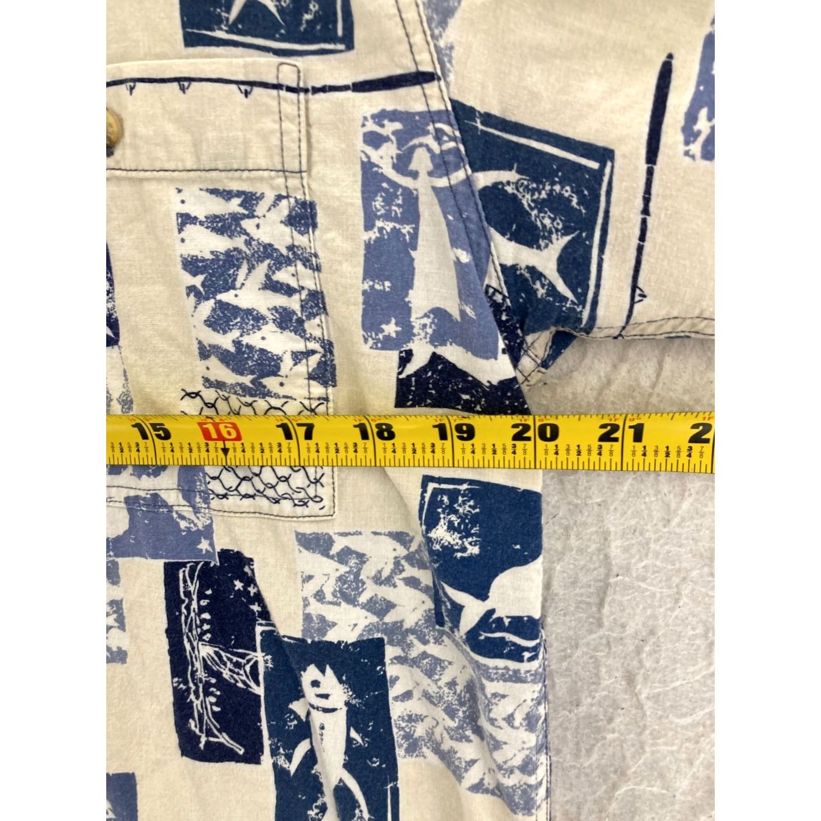 Vintage Hook and Tackle Shirt Mens Large Short Sleeve Button Up Check Pattern Size US L / EU 52-54 / 3 - 3 Thumbnail