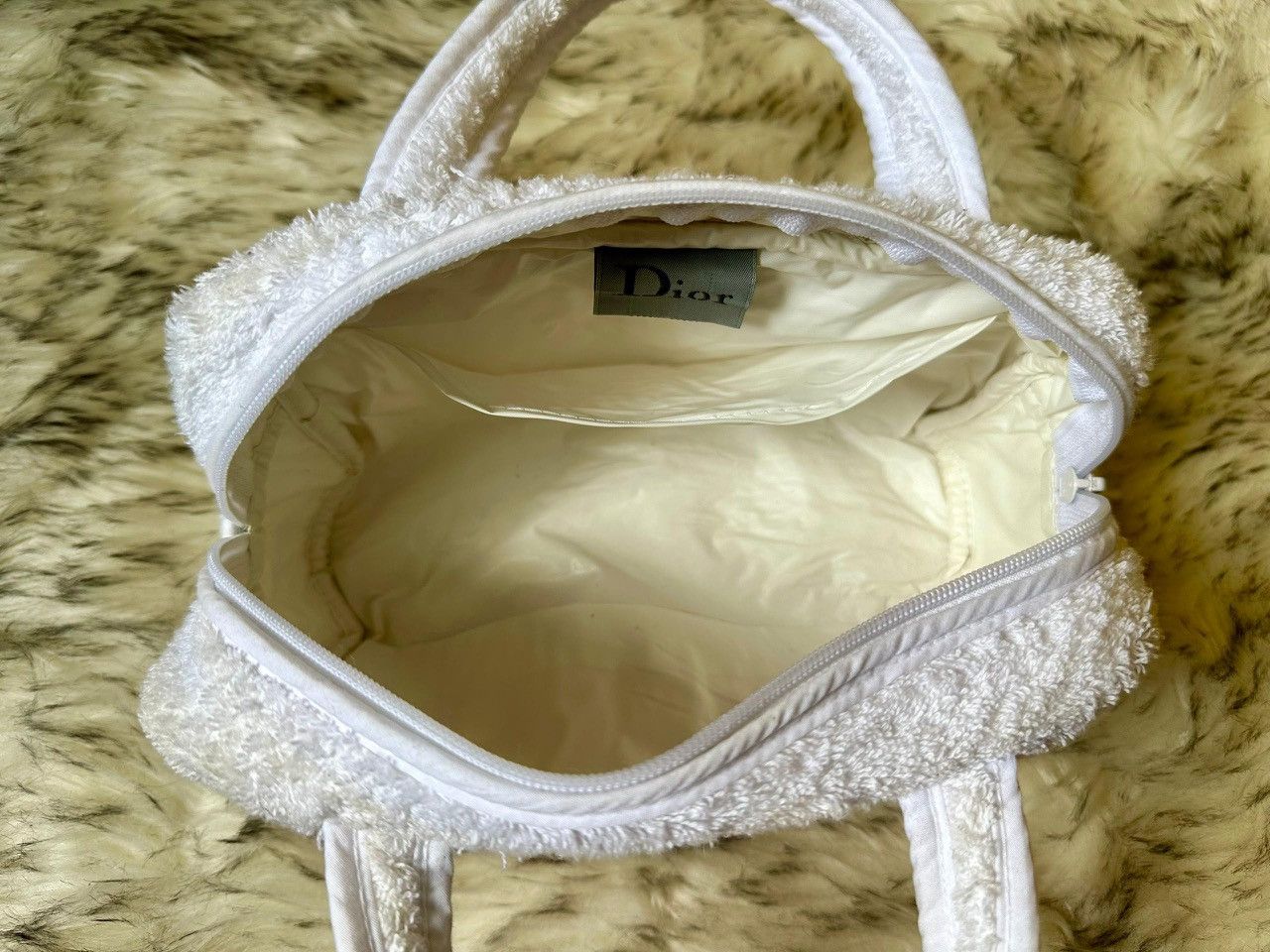 Christian Dior Monsieur × Dior Authentic Christian Dior J’adore Dior Terry Cloth Bag Size ONE SIZE - 6 Thumbnail