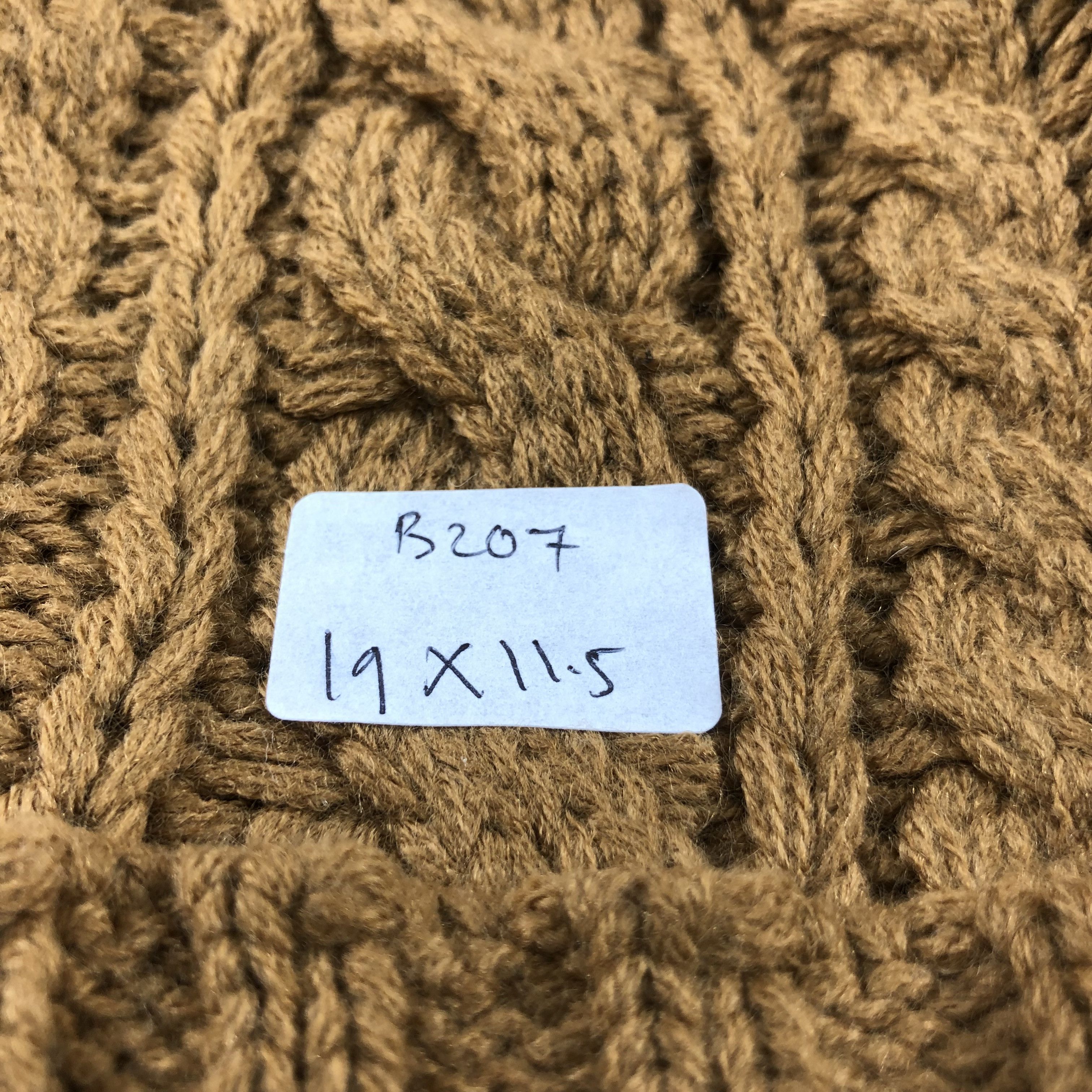 Vintage R. P. S Japan Cable Knit Beanie Mustard Yellow Hat B207 Size ONE SIZE - 8 Thumbnail