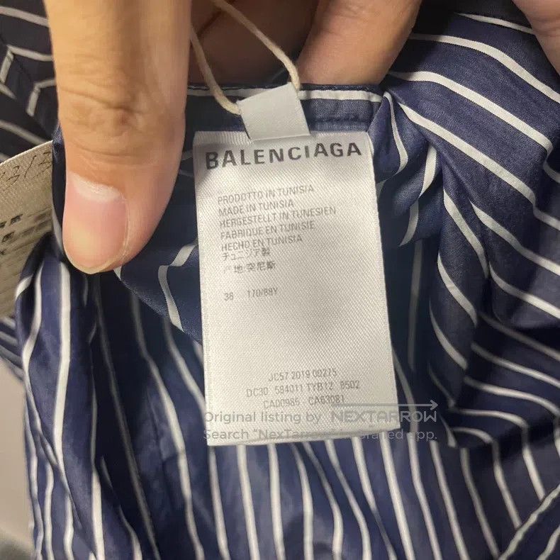 Balenciaga Balenciaga Classic Collar Shirt Size XS / US 0-2 / IT 36-38 - 4 Thumbnail