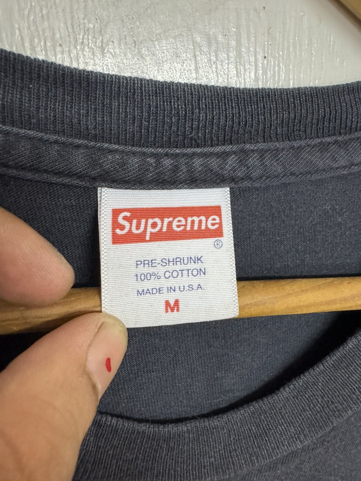 Supreme × Vintage Supreme Fire tee sunfaded Size US M / EU 48-50 / 2 - 3 Thumbnail