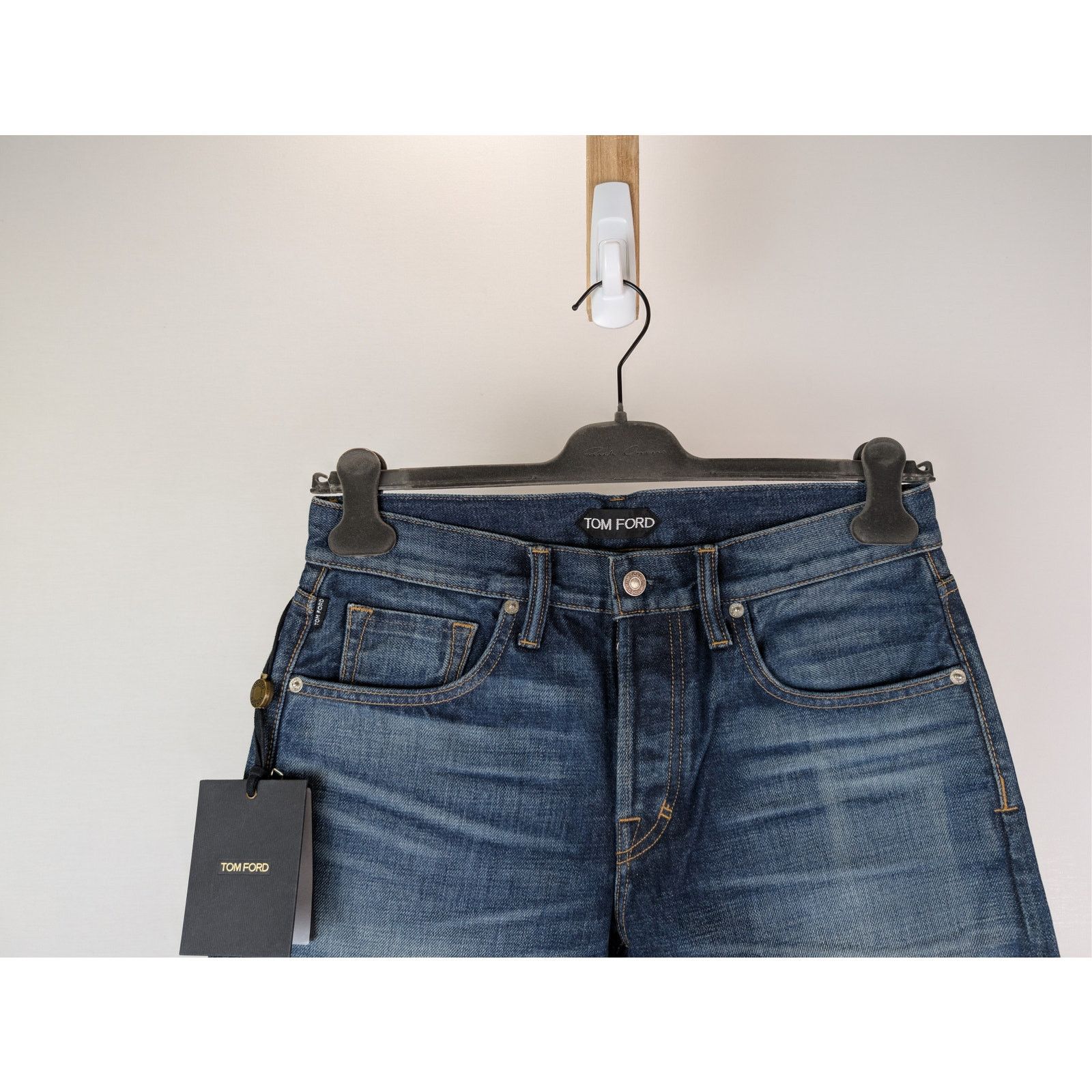 Tom Ford o1rshd1 Regular Denim Jeans in Blue Size US 29 - 2 Thumbnail