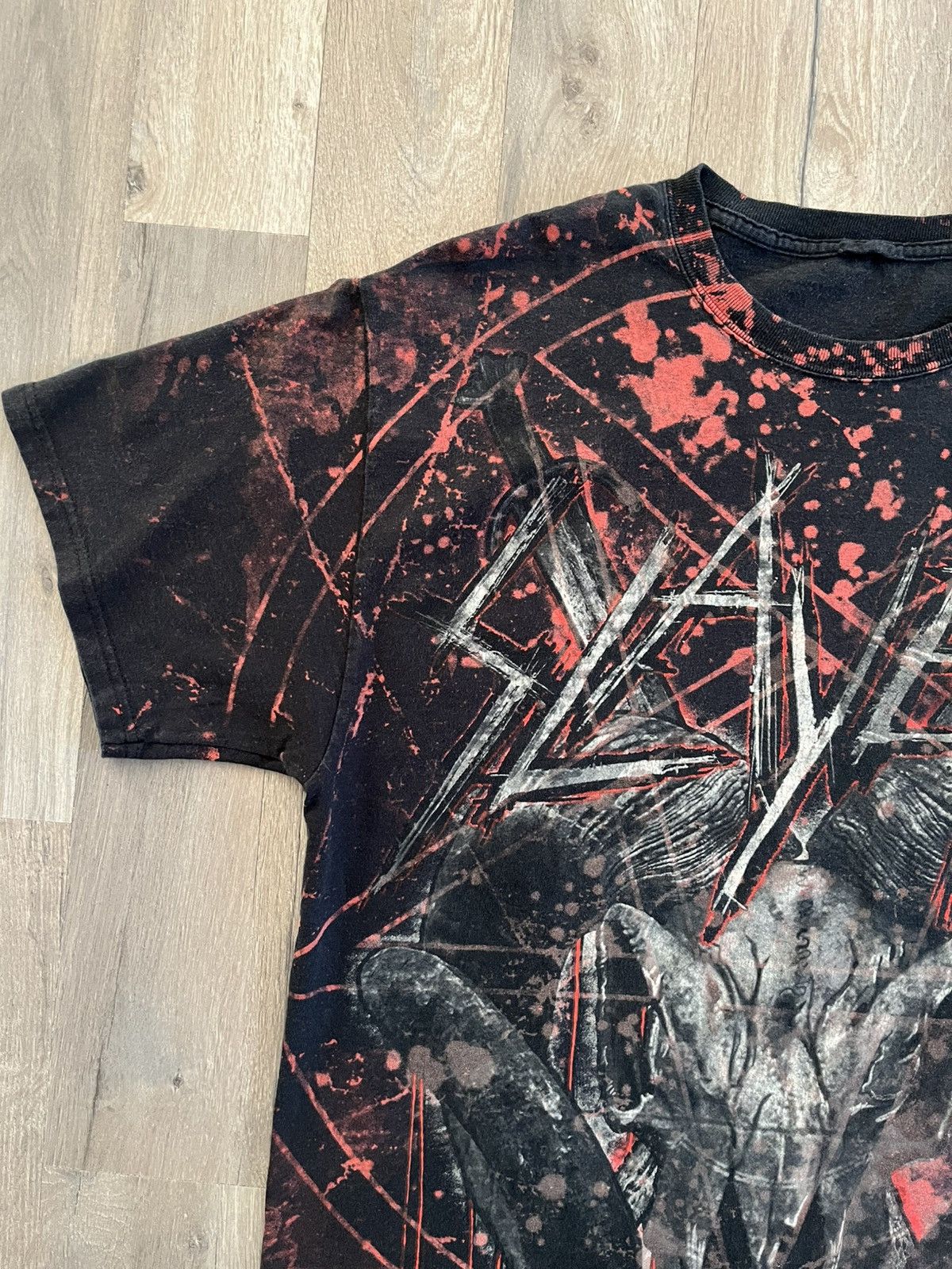 Slayer Vintage 00s Slayer AOP Baphomet Tee Size US L / EU 52-54 / 3 - 6 Thumbnail
