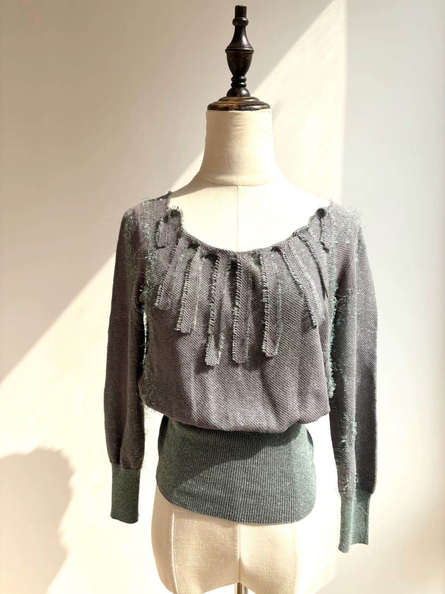 Vivienne Westwood Vivienne Westwood Vintage Gray Shimmer Knit Size M / US 6-8 / IT 42-44 - 1 Thumbnail