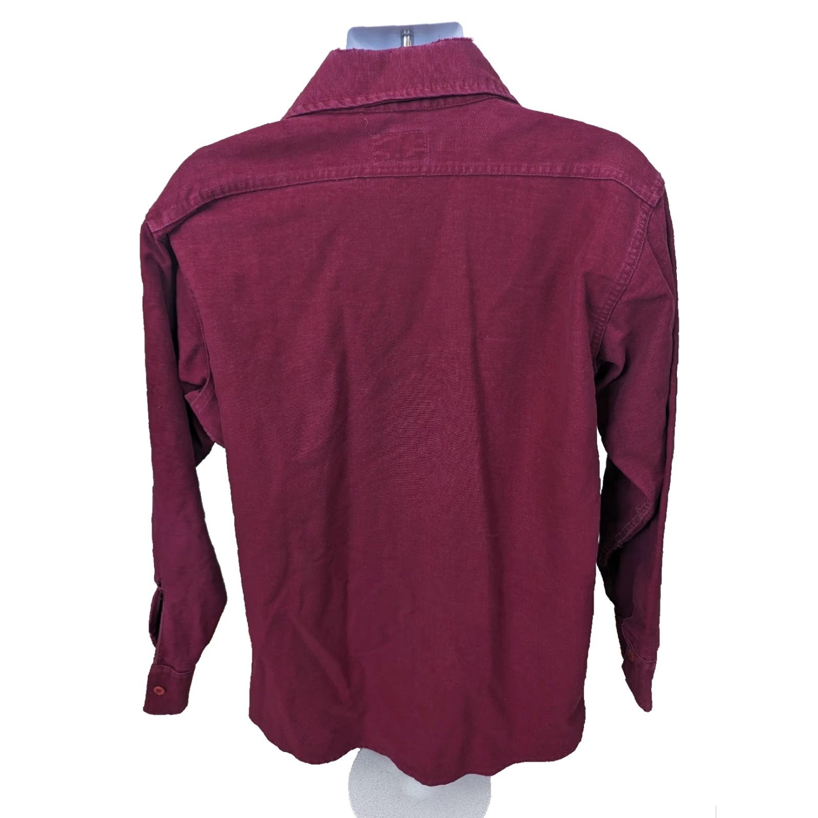 Orvis VINTAGE Orvis Shirt Mens XL Red Chamois Long Sleeve Button Up Flannel Size US XL / EU 56 / 4 - 2 Thumbnail