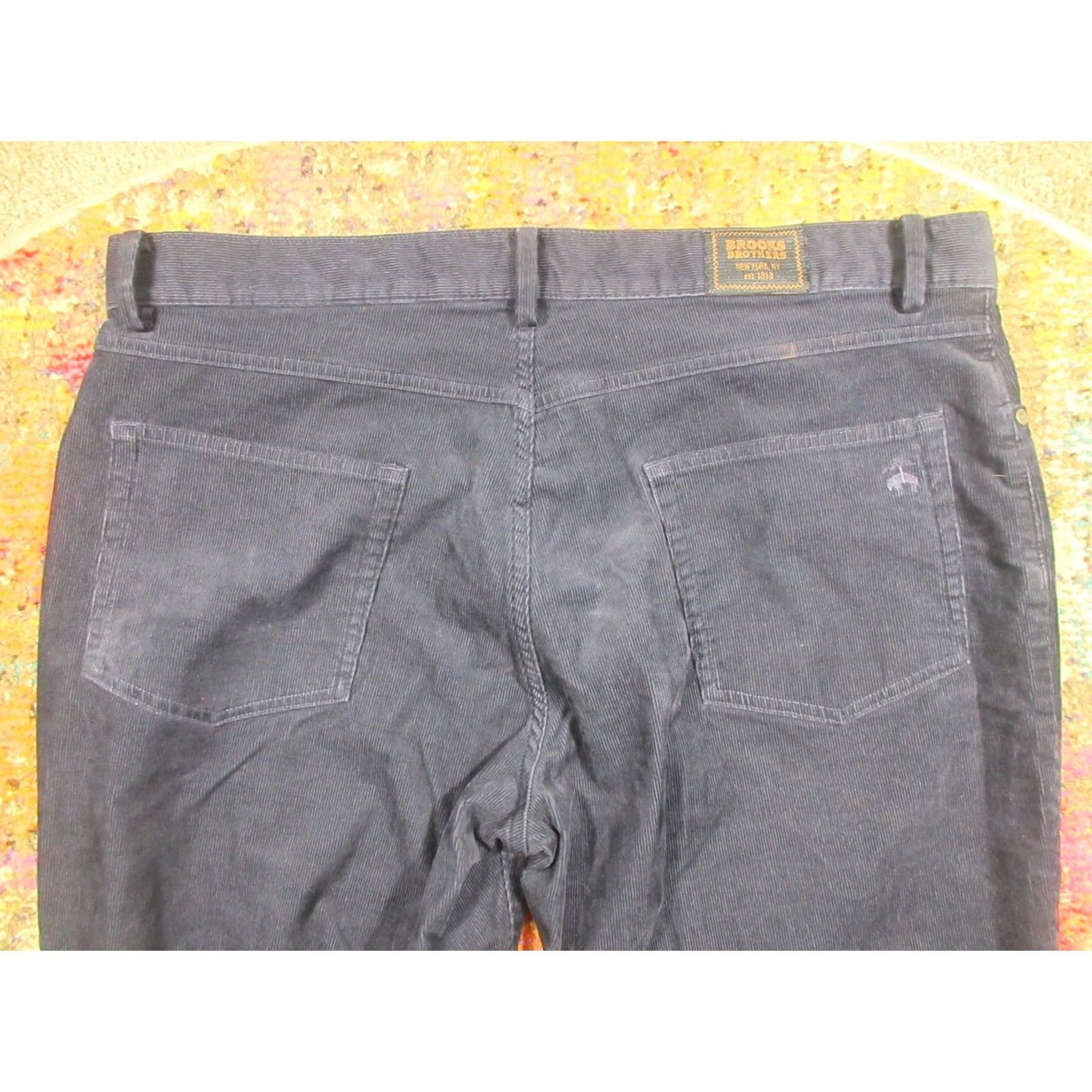 Brooks Brothers Brooks Brothers Corduroy Pants Mens 38X30 Blue Stretch Chino Straight Leg EUC Size US 38 / EU 54 - 5 Thumbnail