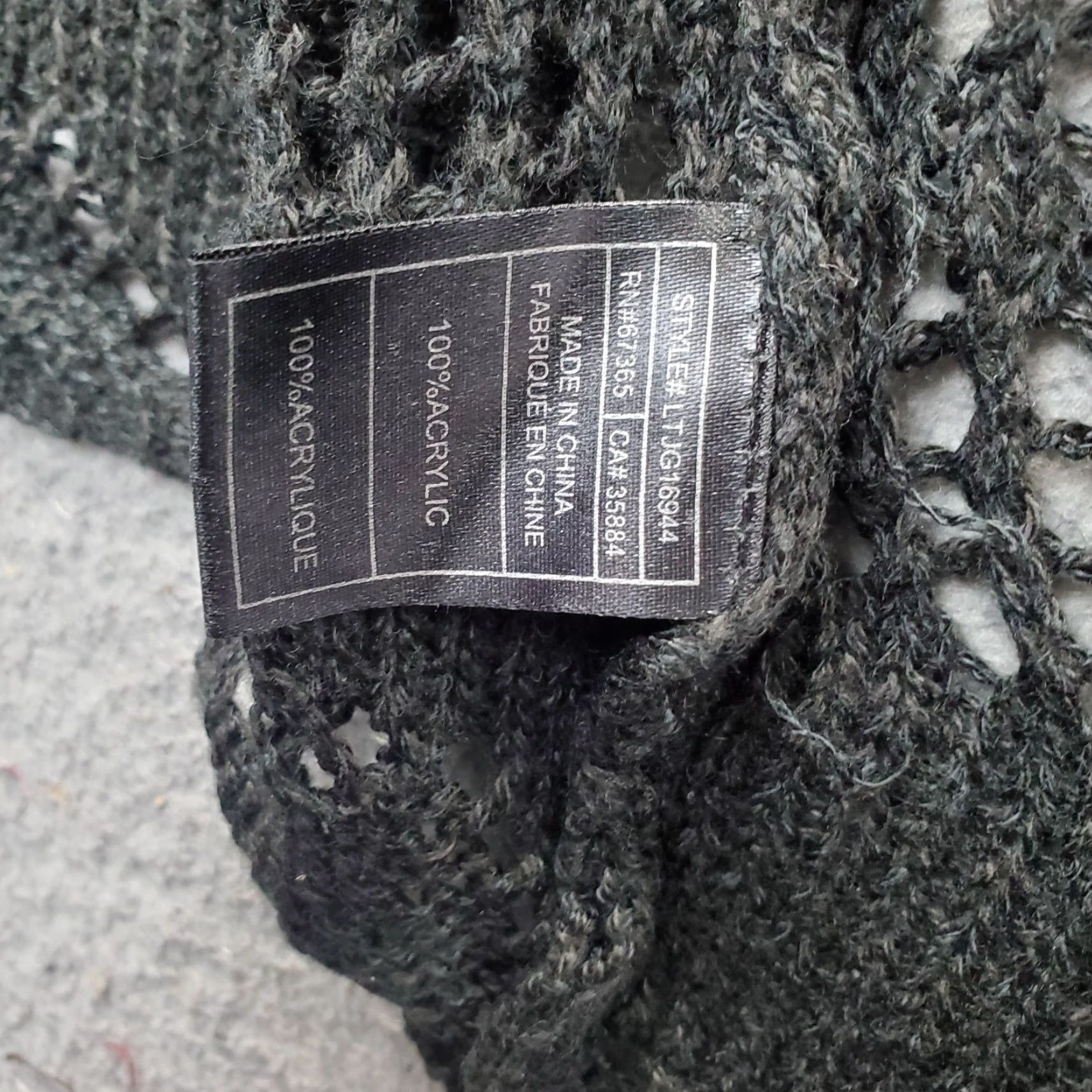 Vintage JACK Cardigan Womens XS Black Knitted Open Drape Front Lightweight Classic Fit Cardigan Size XS / US 0-2 / IT 36-38 - 6 Thumbnail