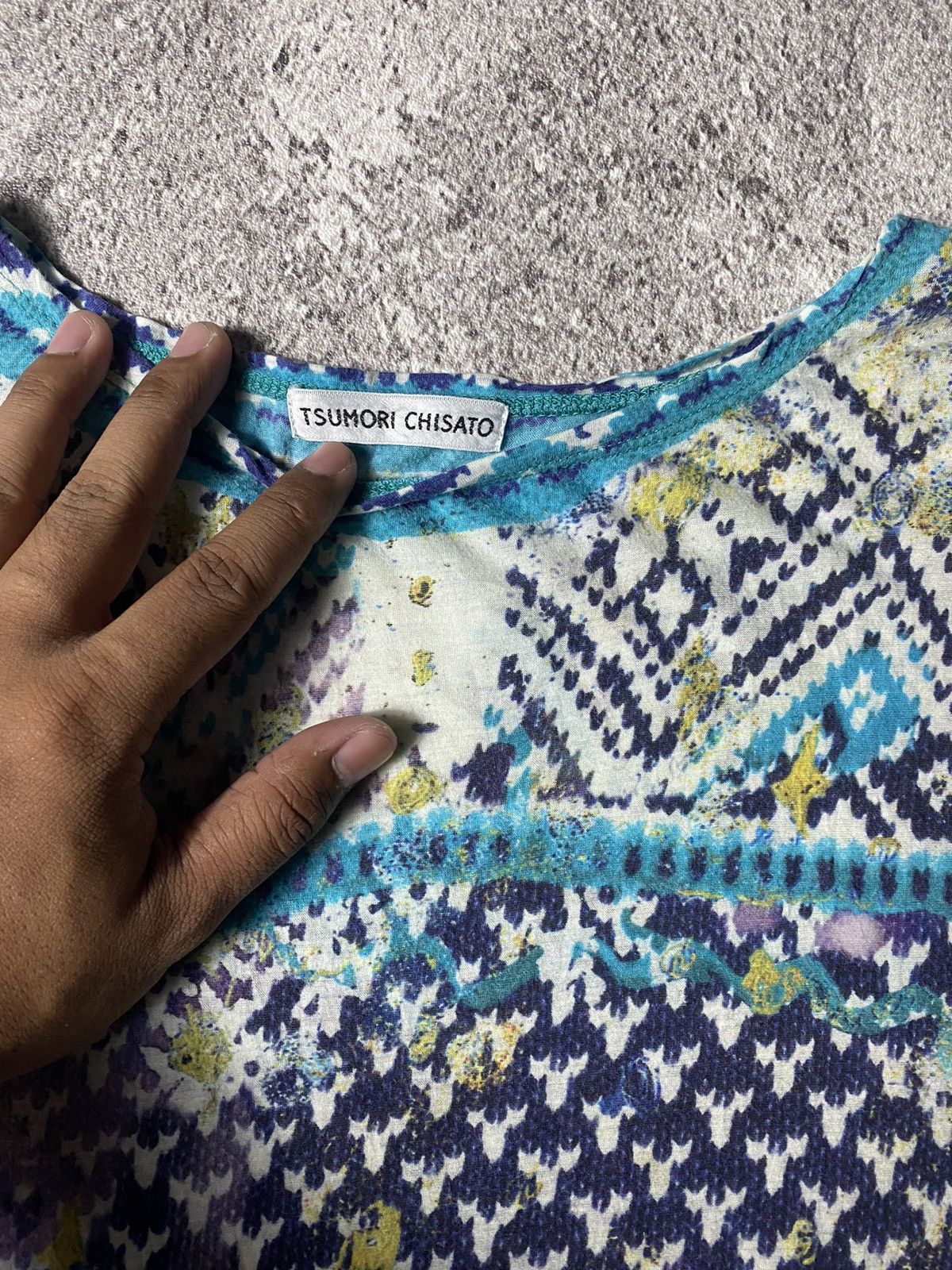 Issey Miyake × Japanese Brand × Tsumori Chisato Vintage Tsumori Chisato VERY RARE T-shirt Size L / US 10 / IT 46 - 4 Thumbnail