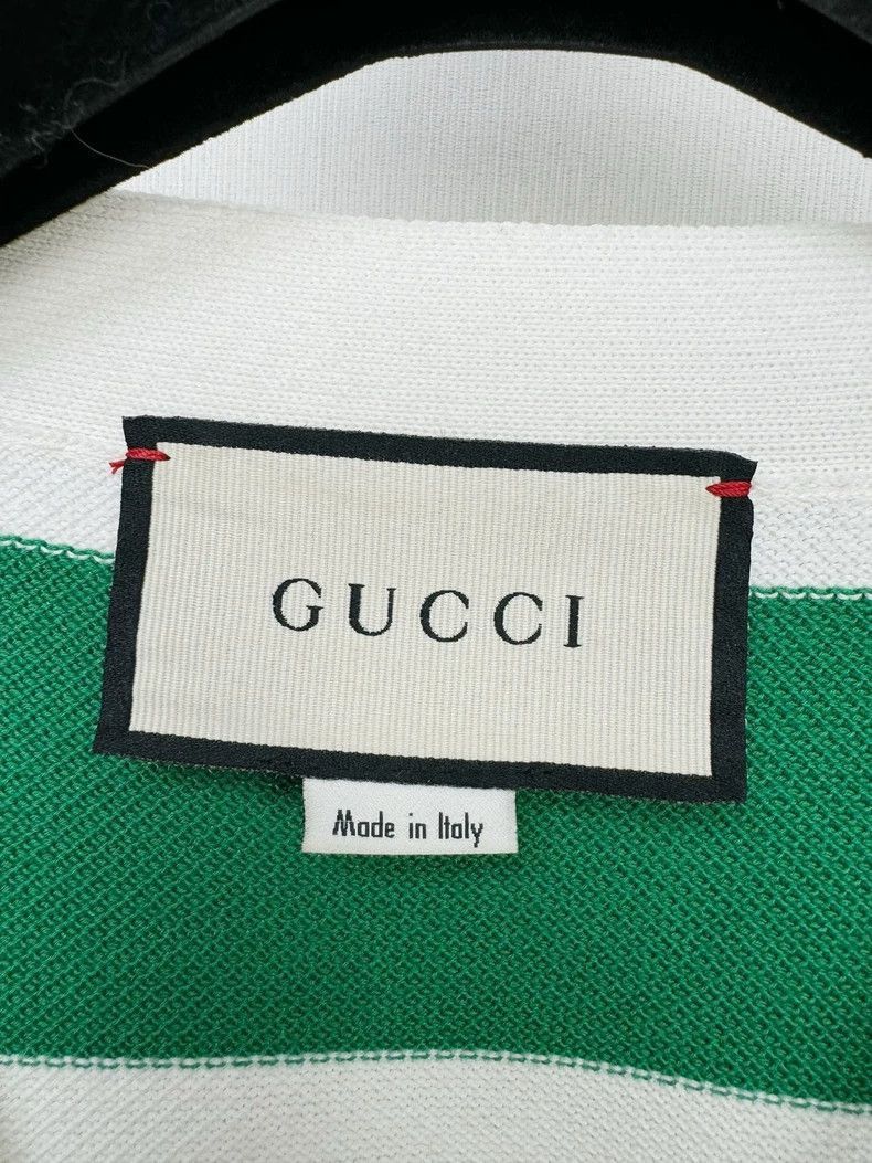 Gucci Gucci Green and White Striped Cardigan-2505 Size XS / US 0-2 / IT 36-38 - 2 Thumbnail