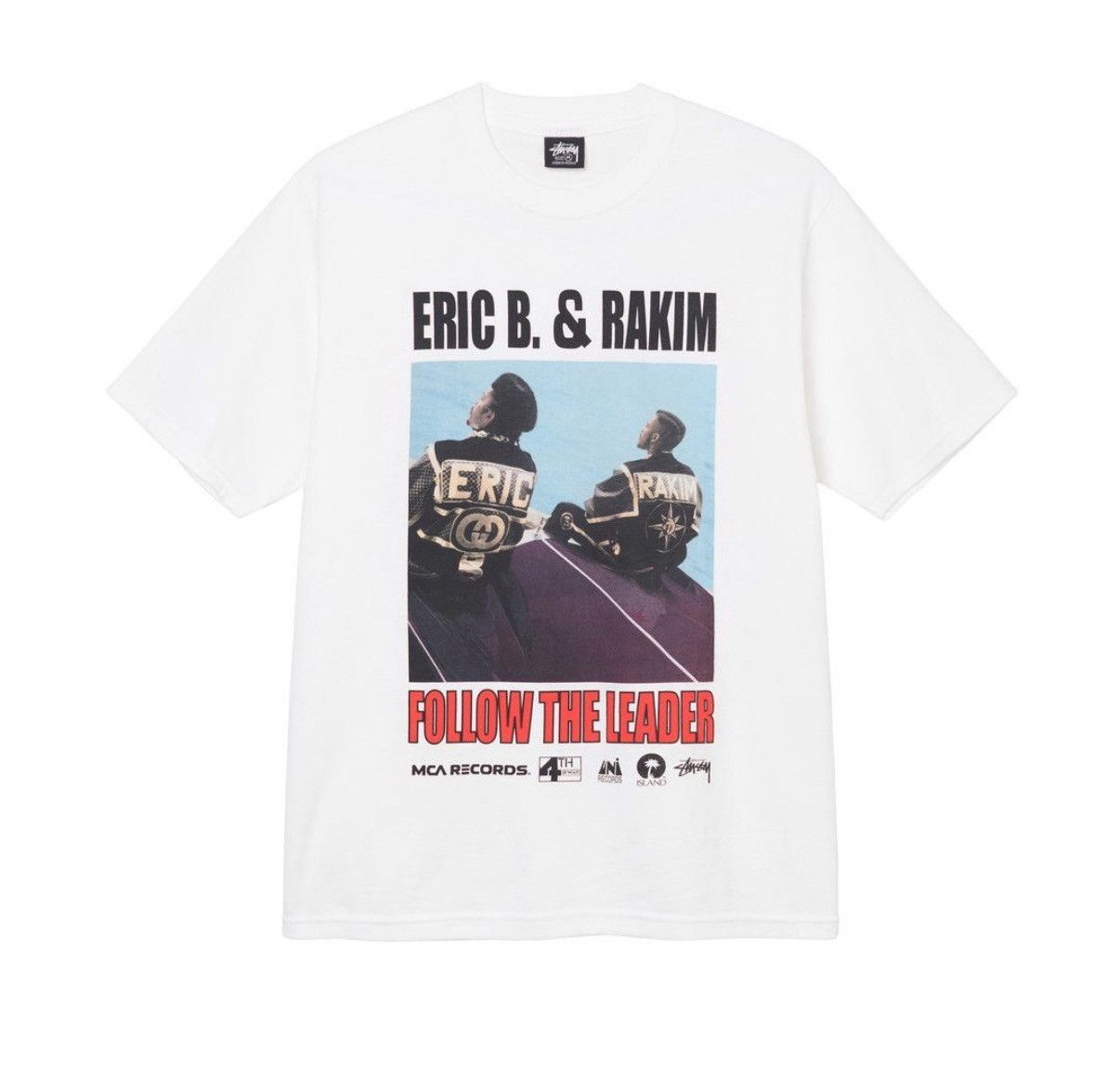 Rap Tees Stussy x Eric B. & Rakim Follow The Leader Tee Size US L / EU 52-54 / 3 - 3 Thumbnail