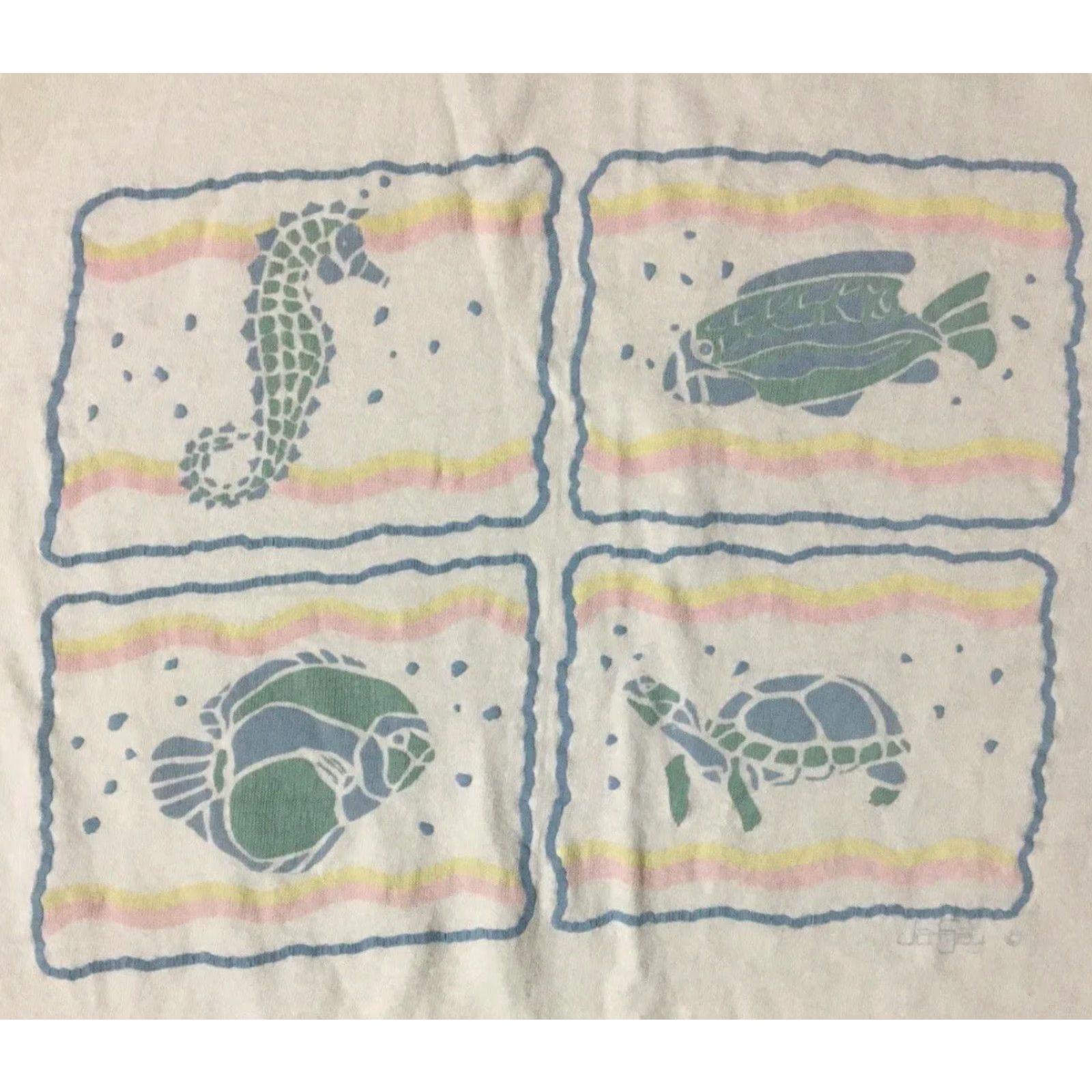 Vintage VINTAGE 90s Sea Life Faded Shirt M USA Fish Beach Nature Art Surf Grunge Hawaii 80s Shirt Mens Ocean Beach Art Fish Grunge Hawaii 90s USA Vintage Size US M / EU 48-50 / 2 - 2 Thumbnail