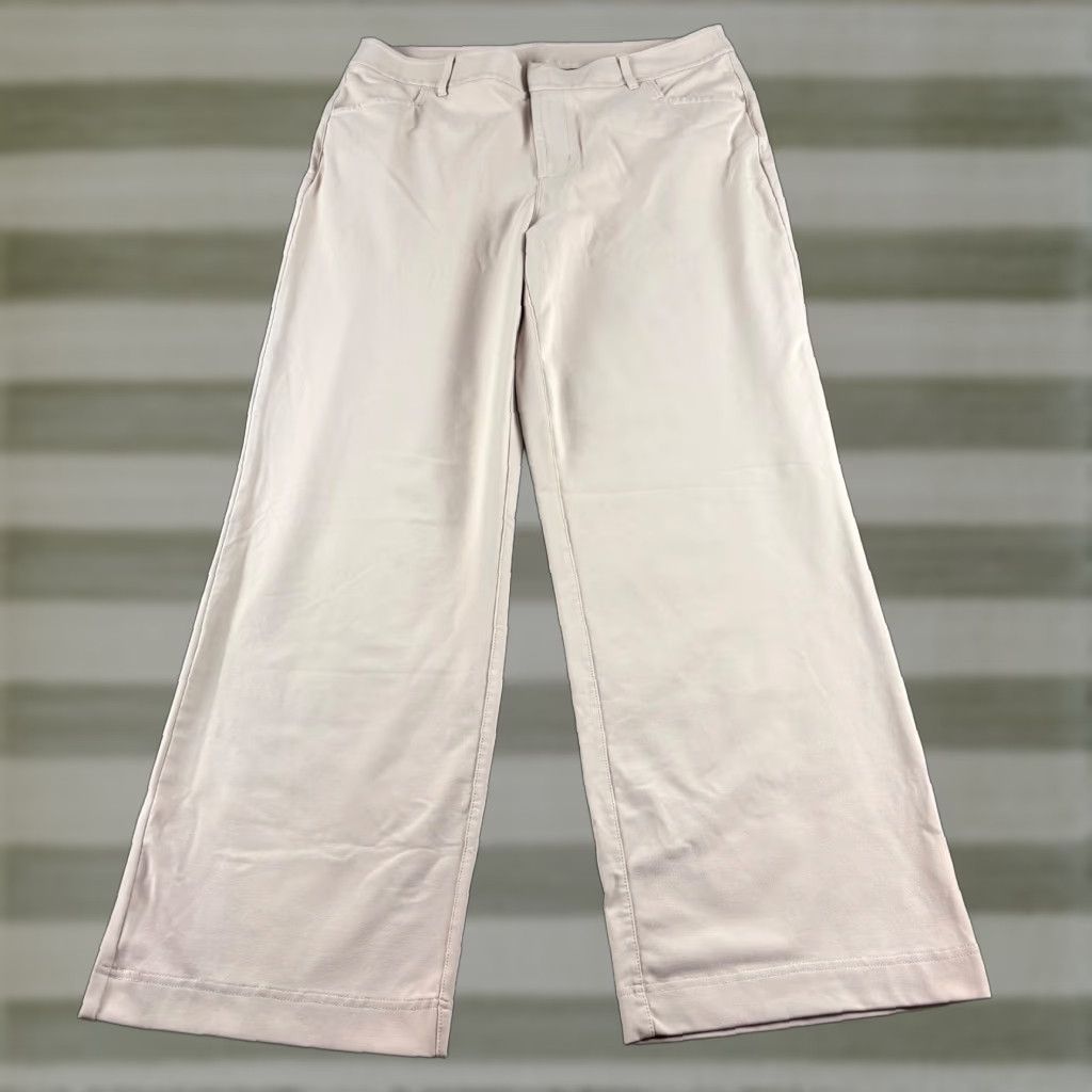 Vintage Public Rec Pants Mens 34x30 Chino Casual Straight Nylon Spandex Ivory Beige Performance Pocketed 30 Inseam Mens Regular, 34 Waist Size US 34 / EU 50 - 1 Thumbnail