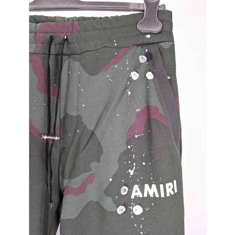 Amiri o1rshd1 Army Logo Sweatpant in Camo Size US 32 / EU 48 - 8 Thumbnail